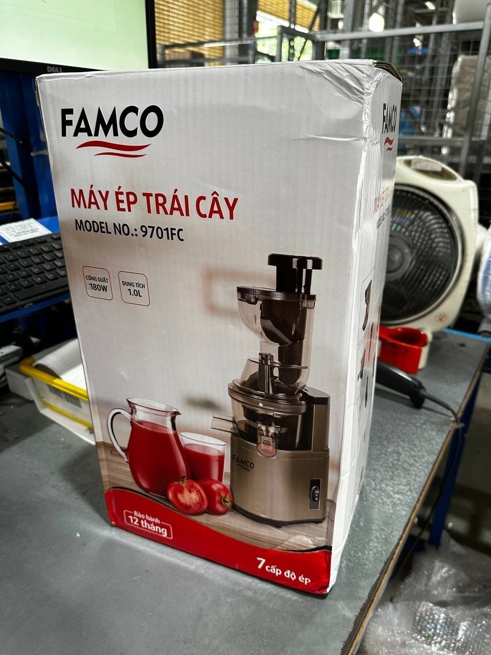 [LIVE] Máy ép chậm trái cây Famco 9701FC - Hàng Chính Hãng