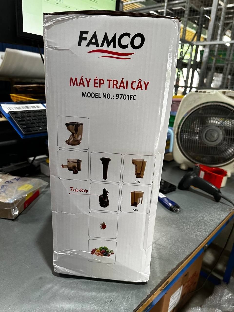 [LIVE] Máy ép chậm trái cây Famco 9701FC - Hàng Chính Hãng