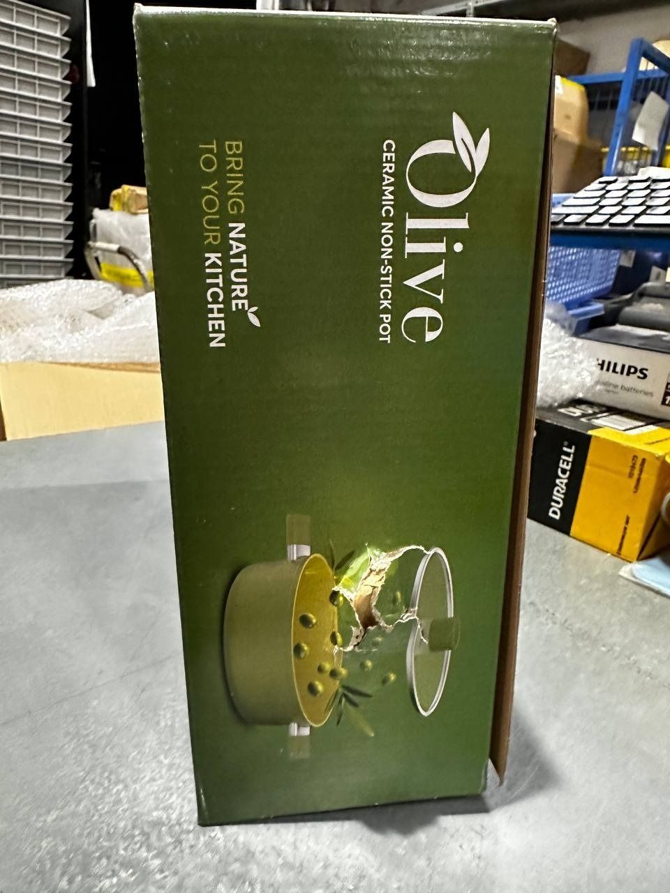[LIVE] Nồi phủ sứ an toàn Elmich Olive EL-5523OV  - 24cm