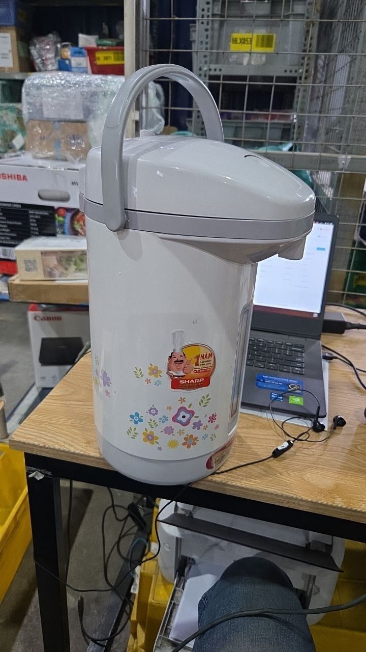 Bình Thủy Điện Sharp KP-31BTV RD/CU (2.8L) - Họa Tiết Ngẫu Nhiên - Hàng chính hãng