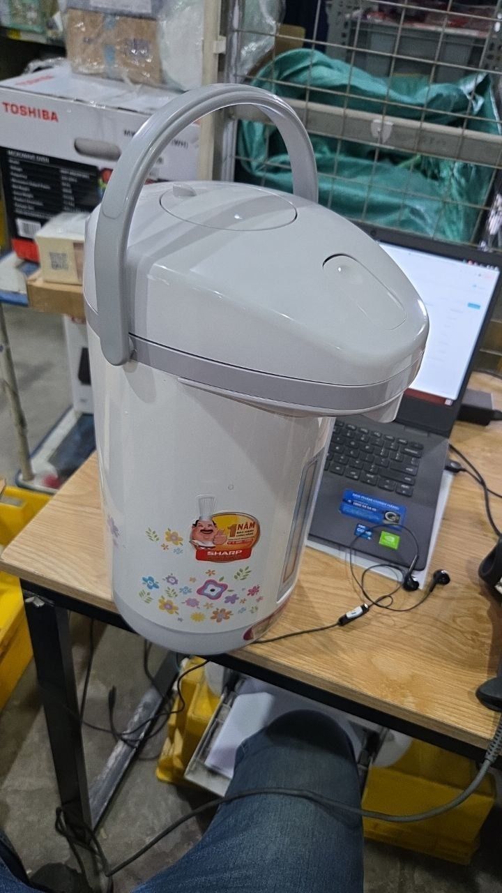 Bình Thủy Điện Sharp KP-31BTV RD/CU (2.8L) - Họa Tiết Ngẫu Nhiên - Hàng chính hãng