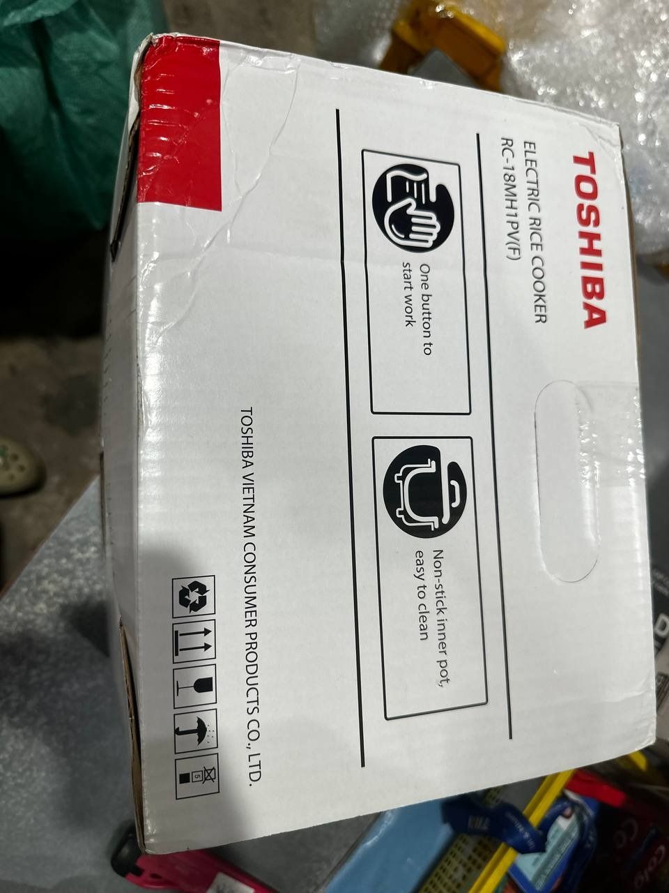 Nồi cơm nắp rời Toshiba RC-18MH1PV(F) 1.8 lít - Hàng Chính Hãng - Chỉ Giao Hồ Chí Minh