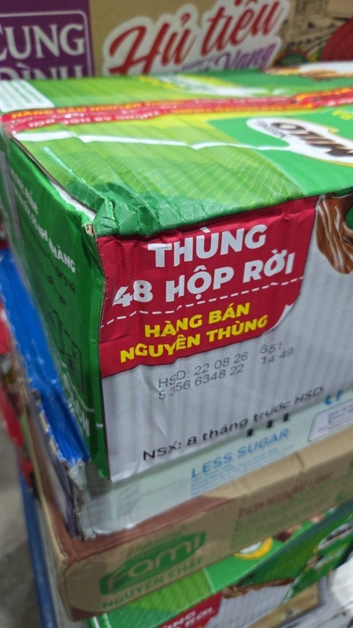 Thùng 48 Hộp Sữa Nestlé MILO Nước (180ml / Hộp) - không màng nhựa