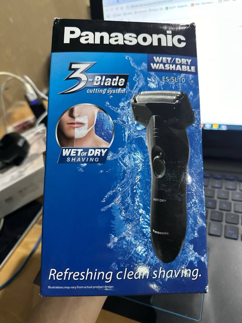 Máy cạo râu Panasonic ES-SL10-K401 - Hàng Chính Hãng - Đen