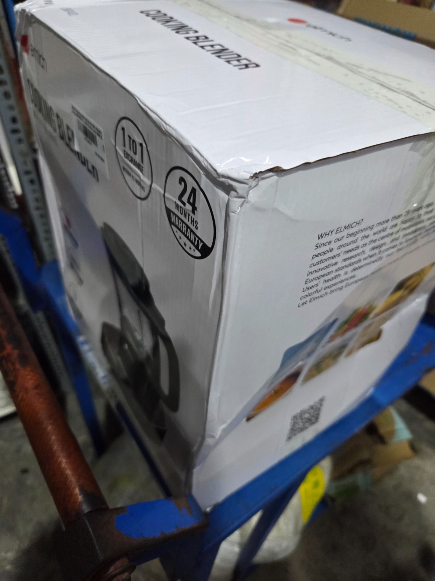 [NEW] Máy làm sữa hạt Elmich CBE-3904OL, công suất 800W, 7 chế độ nấu được thiết lập sẵn, lưỡi dao 3 tầng 8 cánh giúp xay nhuyễn - Hàng chính hãng