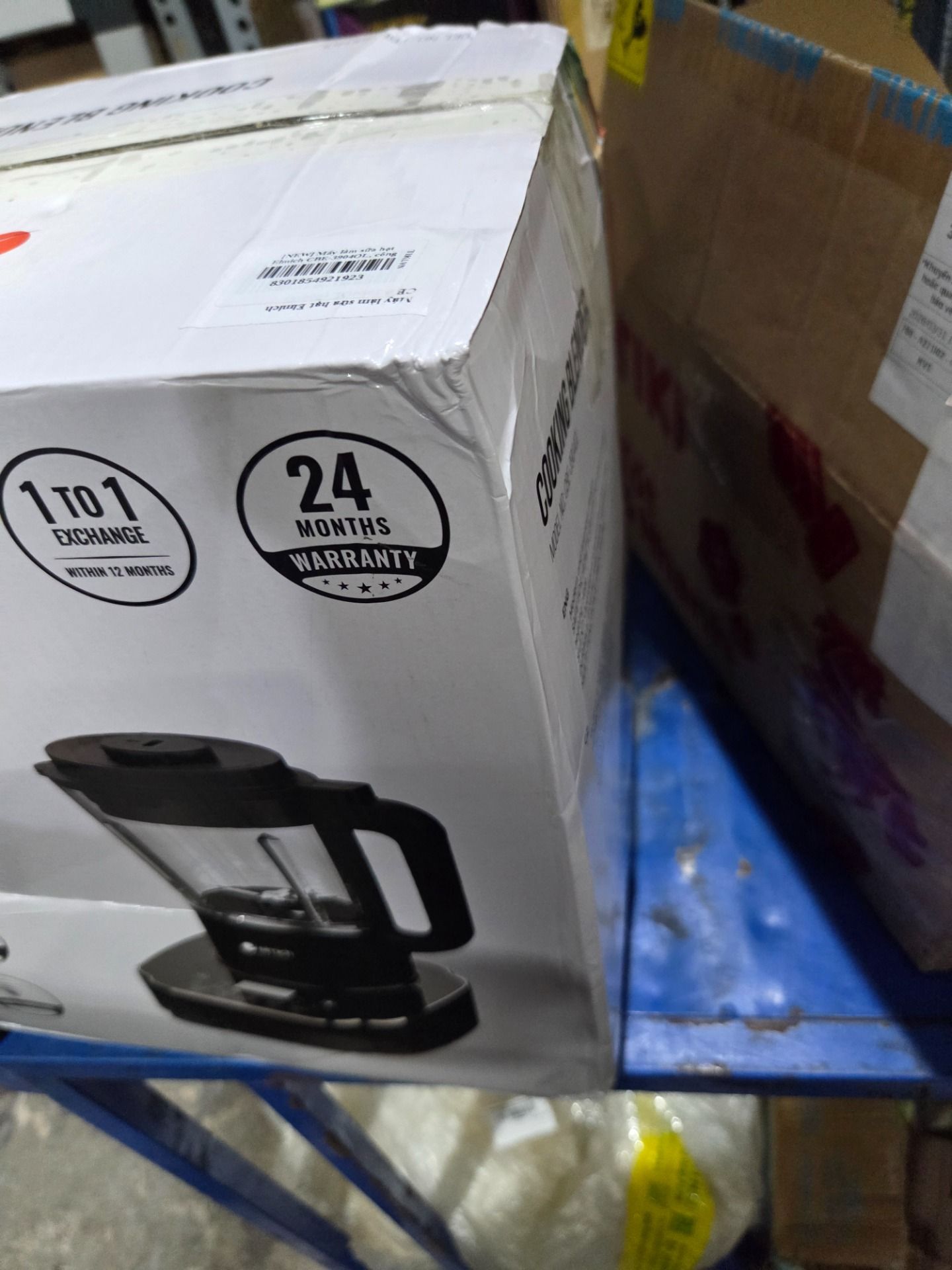 [NEW] Máy làm sữa hạt Elmich CBE-3904OL, công suất 800W, 7 chế độ nấu được thiết lập sẵn, lưỡi dao 3 tầng 8 cánh giúp xay nhuyễn - Hàng chính hãng