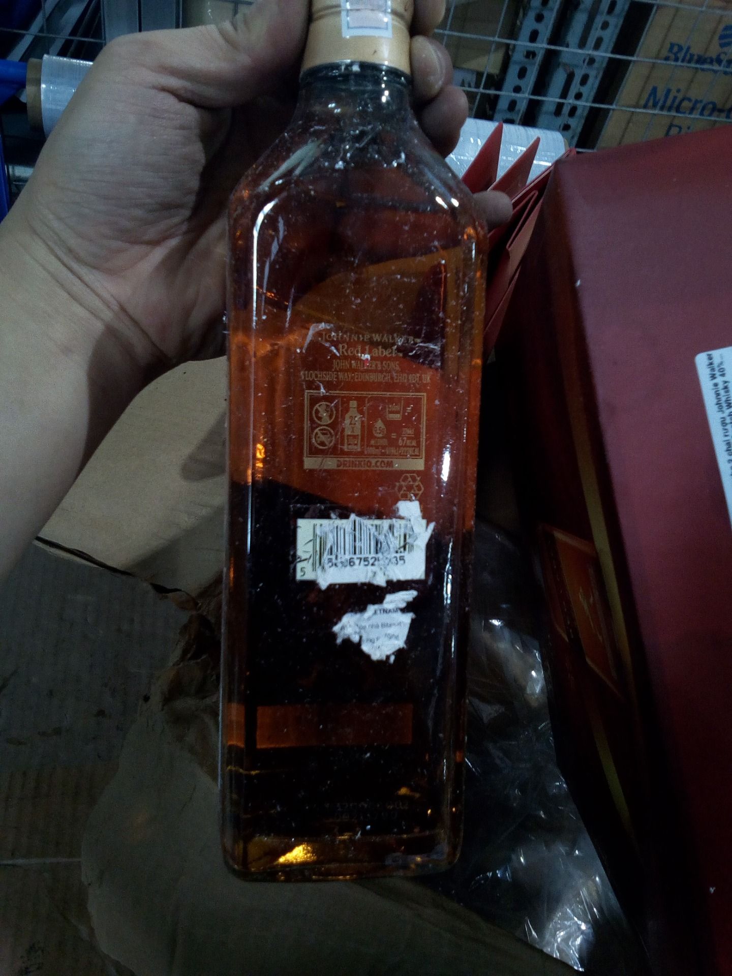 Hộp quà combo 2 chai rượu Johnnie Walker Red Label Blended Scotch Whisky 40% 750ml