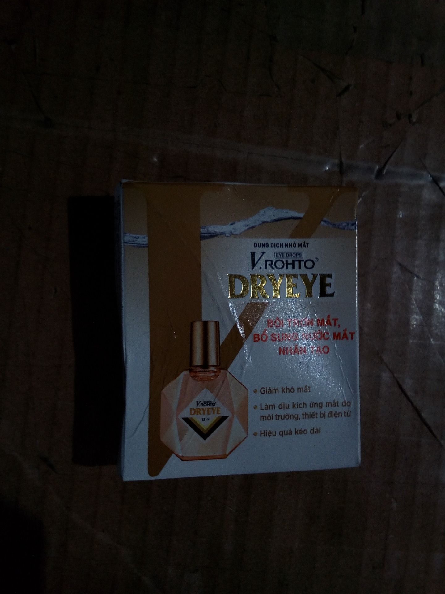 Nước nhỏ mắt cấp ẩm   bổ sung nước mắt nhân tạo V.Rohto DryEye 13ml