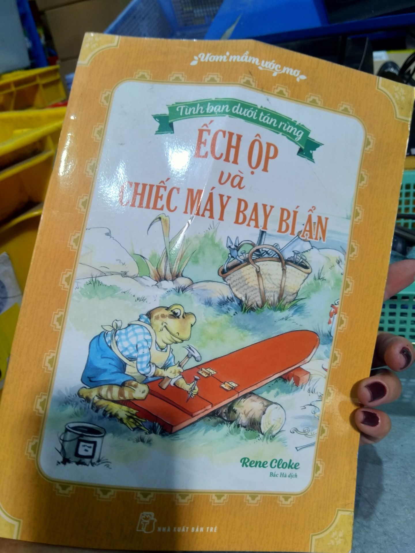 Sách Ươm mầm ước mơ. Tình bạn dưới tán rừng - Ếch Ộp và chiếc máy bay bí ẩn