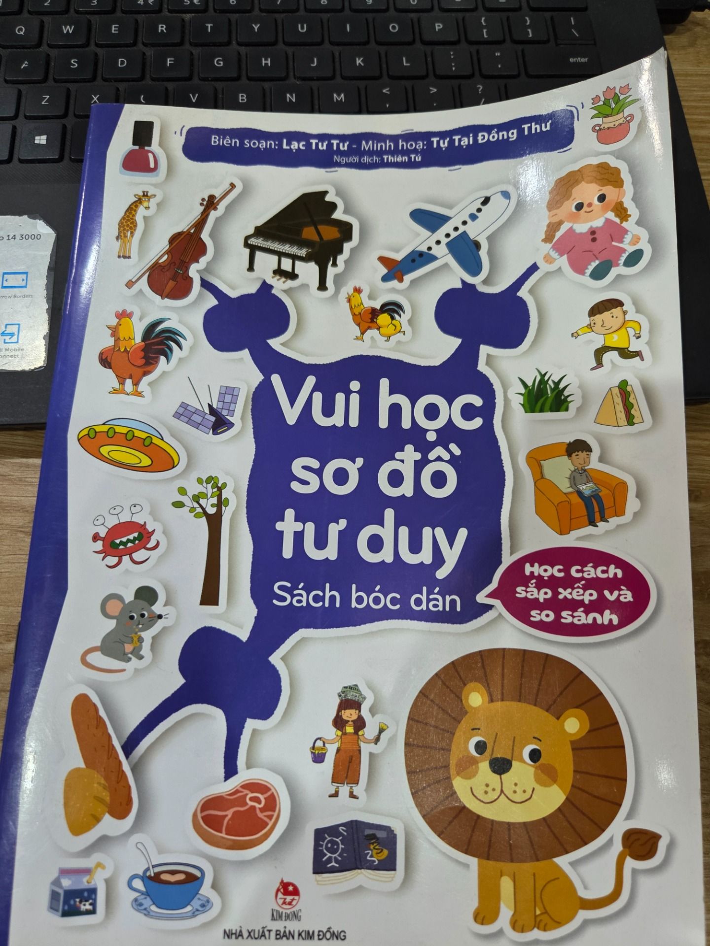 Vui Học Sơ Đồ Tư Duy: Sách Bóc Dán - Học Cách Sắp Xếp Và So Sánh