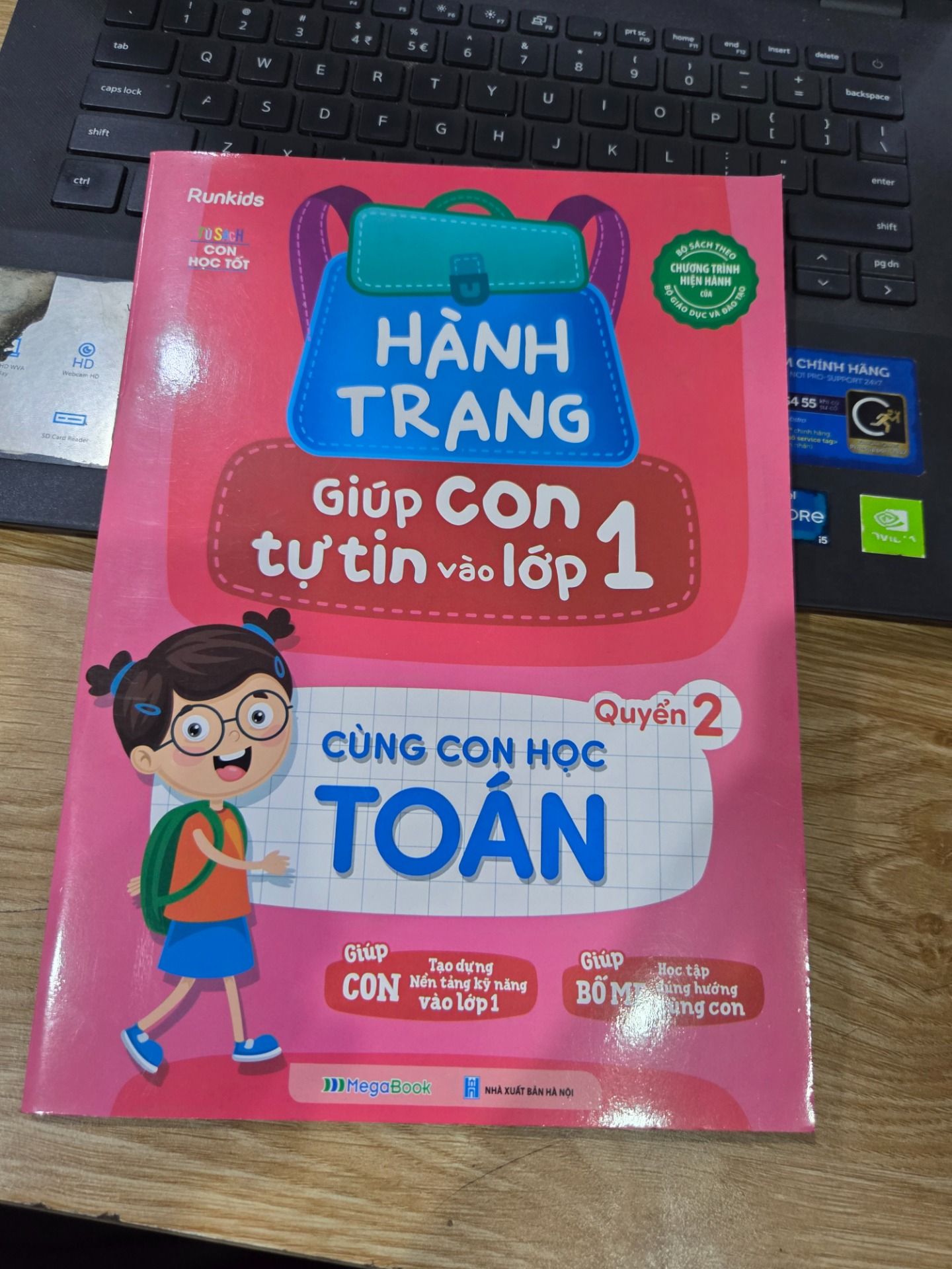 Sách Hành Trang Giúp Con Tự Tin Vào Lớp 1 - Quyển 2: Cùng Con Học Toán