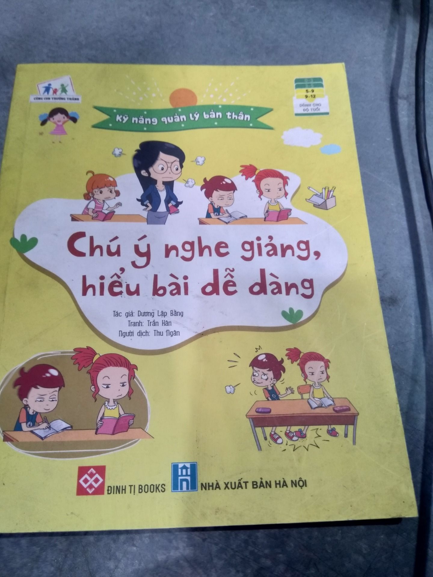 Sách Kỹ Năng Quản Lý Bản Thân- Chú Ý Nghe Giảng, Hiểu Bài Dễ Dàng