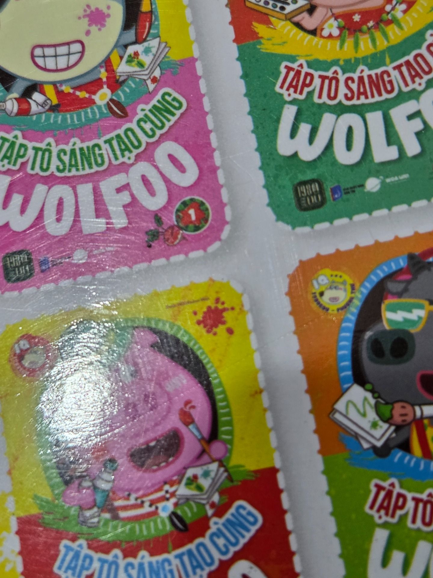 Sách Tập Tô Sáng Tạo Cùng Wolfoo - Tập 5