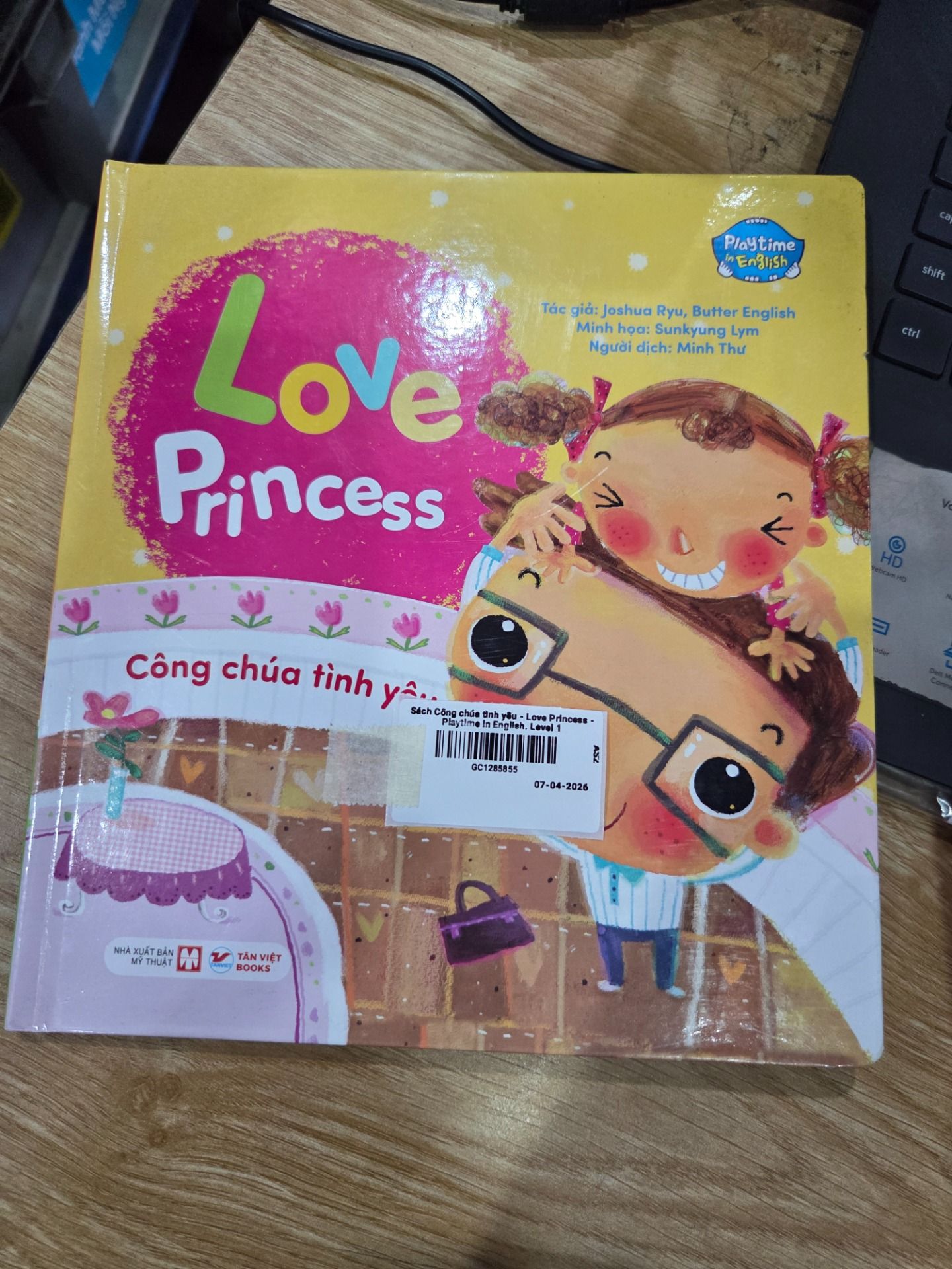 Sách Công chúa tình yêu - Love Princess - Playtime in English. Level 1