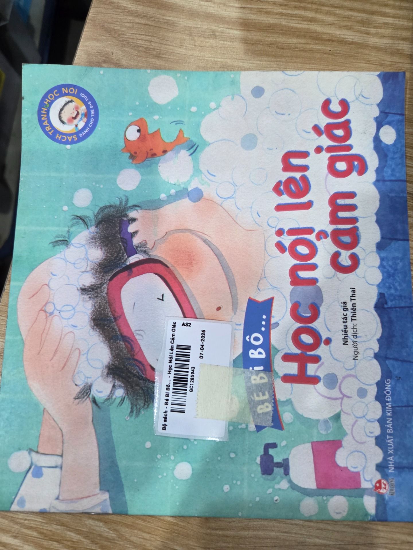 Bộ sách - Bé Bi Bô... - Học Nói Lên Cảm Giác