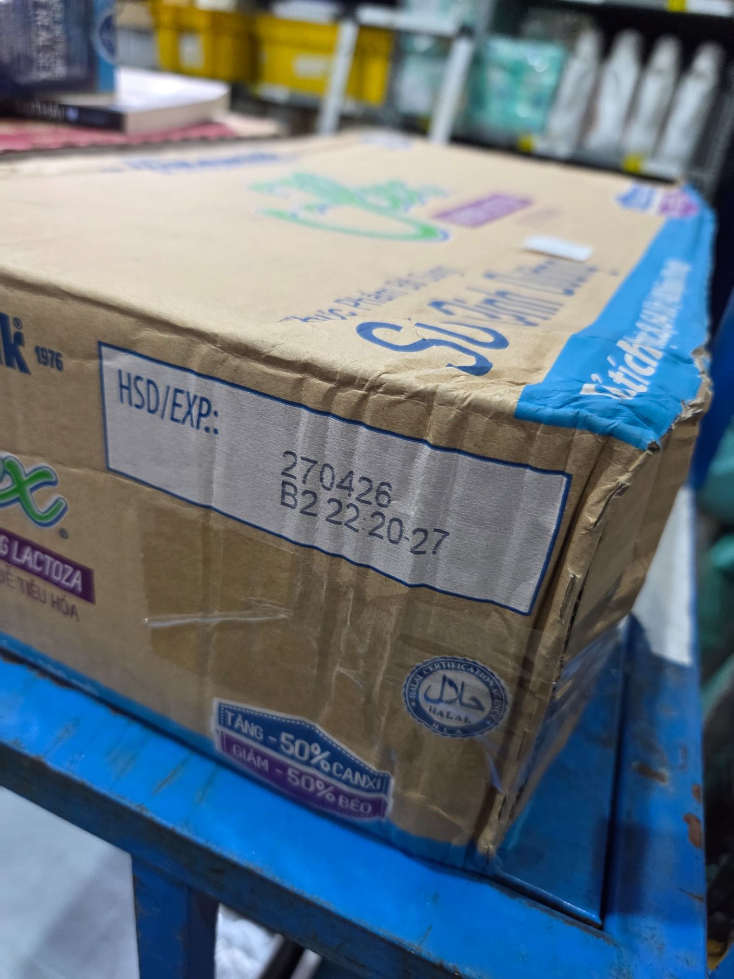 Thùng 48 Hộp Sữa tiệt trùng Vinamilk Flex không Lactose 180ml