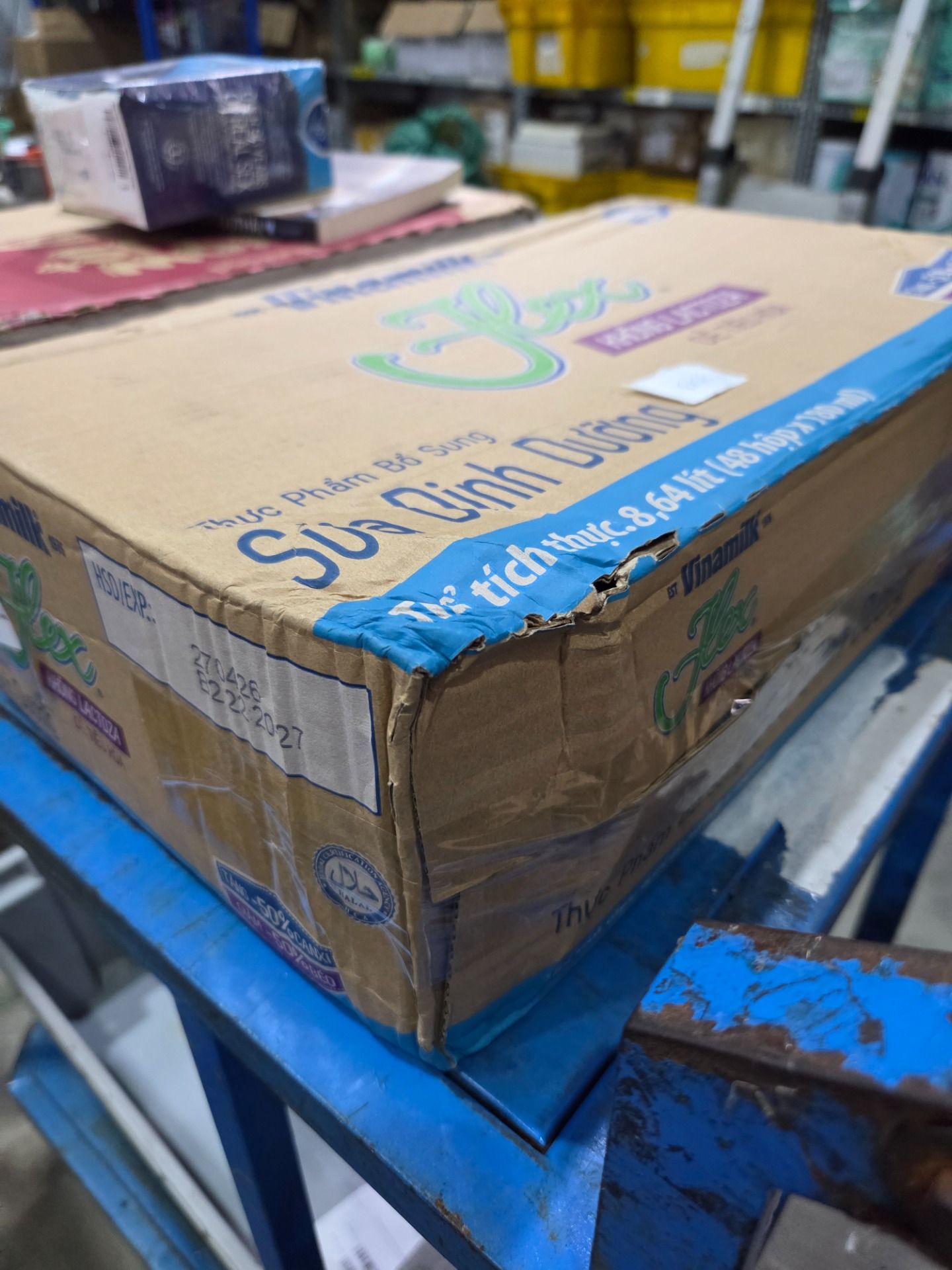 Thùng 48 Hộp Sữa tiệt trùng Vinamilk Flex không Lactose 180ml