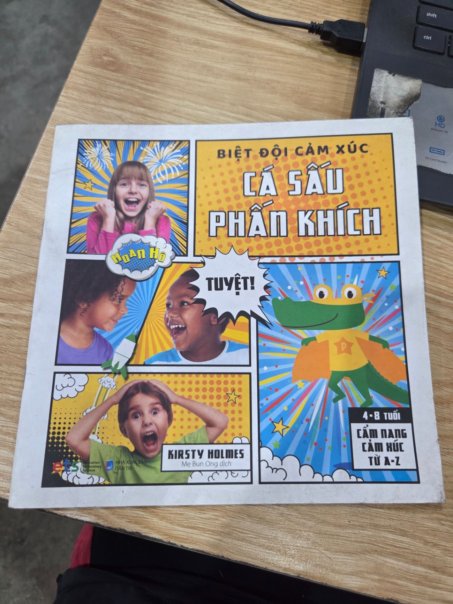 Sách Biệt Đội Cảm Xúc - Cá Sấu Phấn Khích