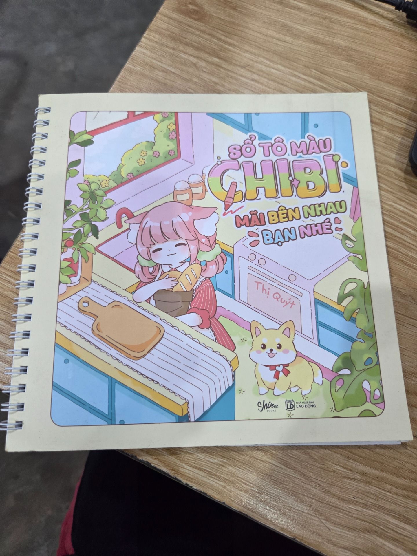 Sách Sổ Tô Màu Chibi Mãi Bên Nhau Bạn Nhé
