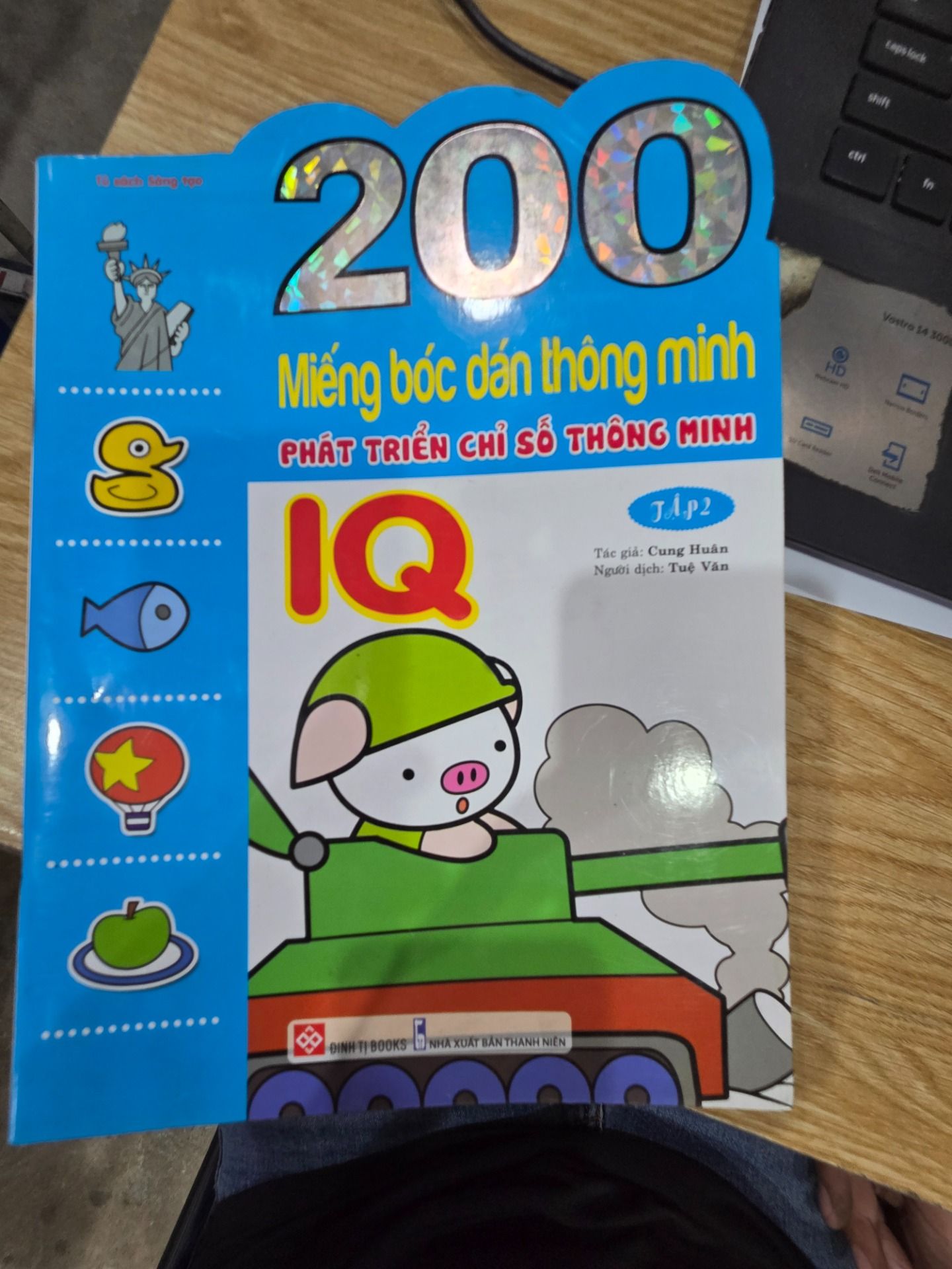 Sách 200 Miếng Bóc Dán TM PT Chỉ Số Tm IQ T2 - Dành Cho Trẻ 2-10 Tuổi (Tái Bản 2018)