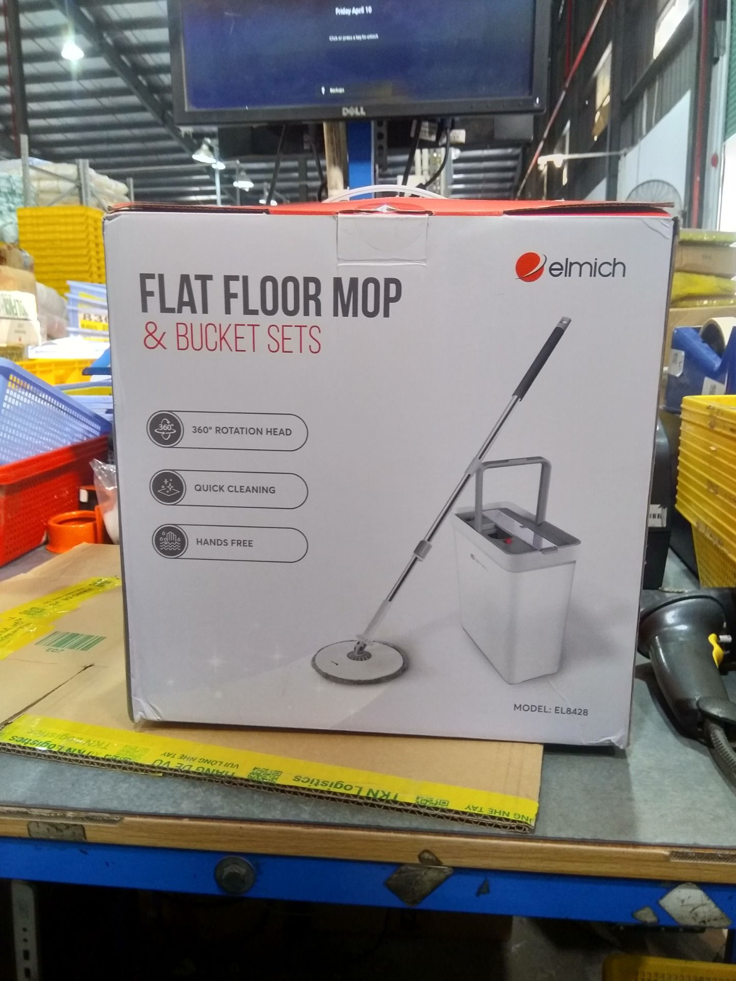 Bộ lau nhà tự vắt thông minh Elmich EL8428