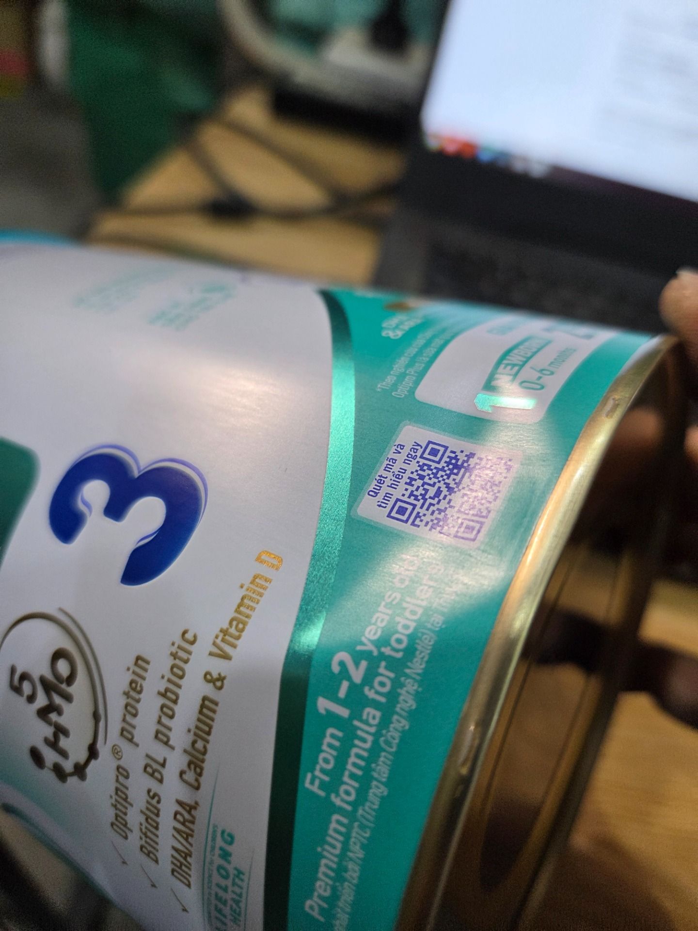 Sữa Bột Nestlé NAN OPTIPRO PLUS 3 800g/lon với 5HMO xuất xứ Thụy Sĩ - Hỗ trợ Tiêu Hóa, Đề Kháng, Trí Não & Chiều Cao (1-2 tuổi)