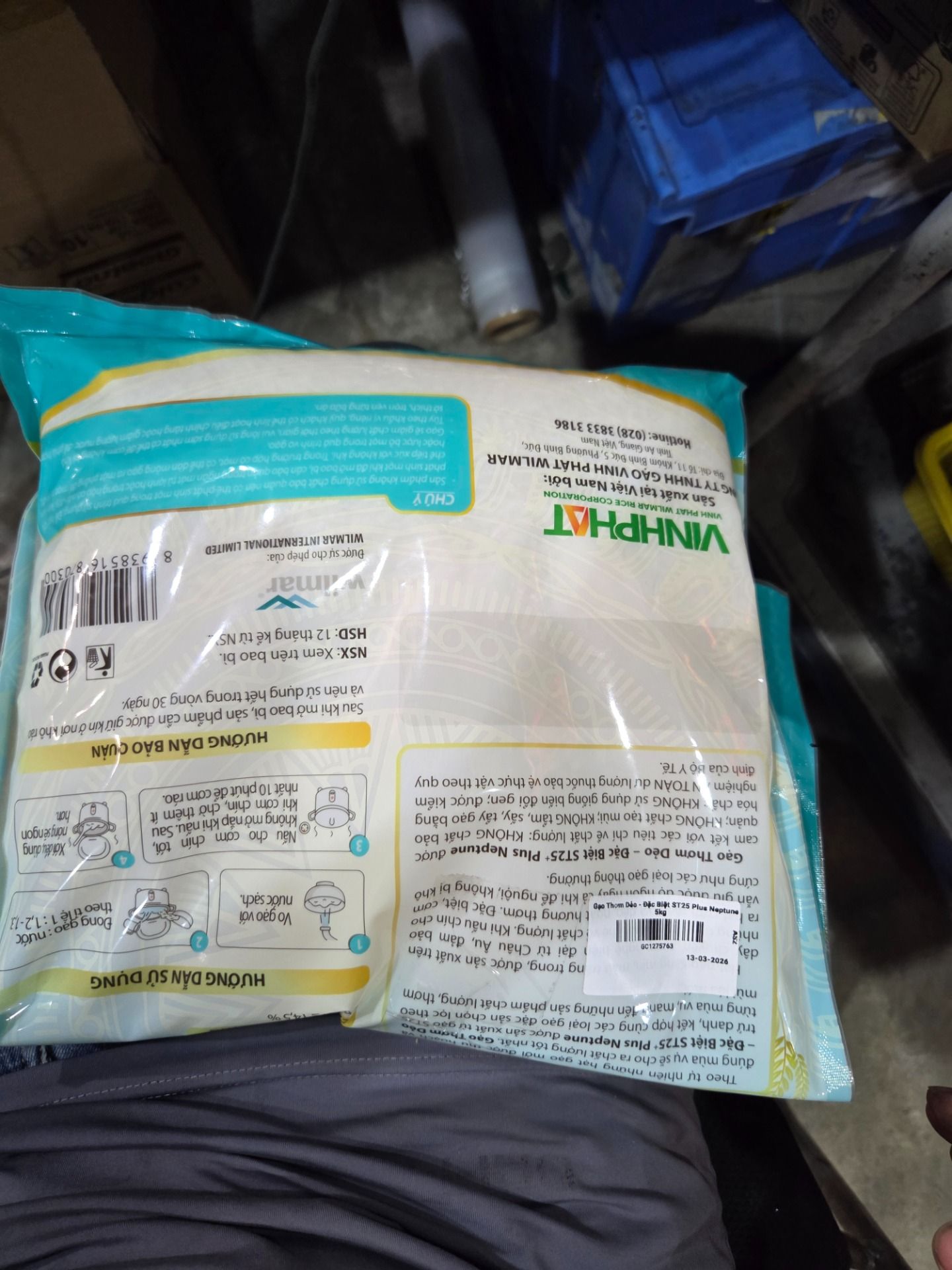 Gạo Thơm Dẻo - Đặc Biệt ST25 Plus Neptune 5kg