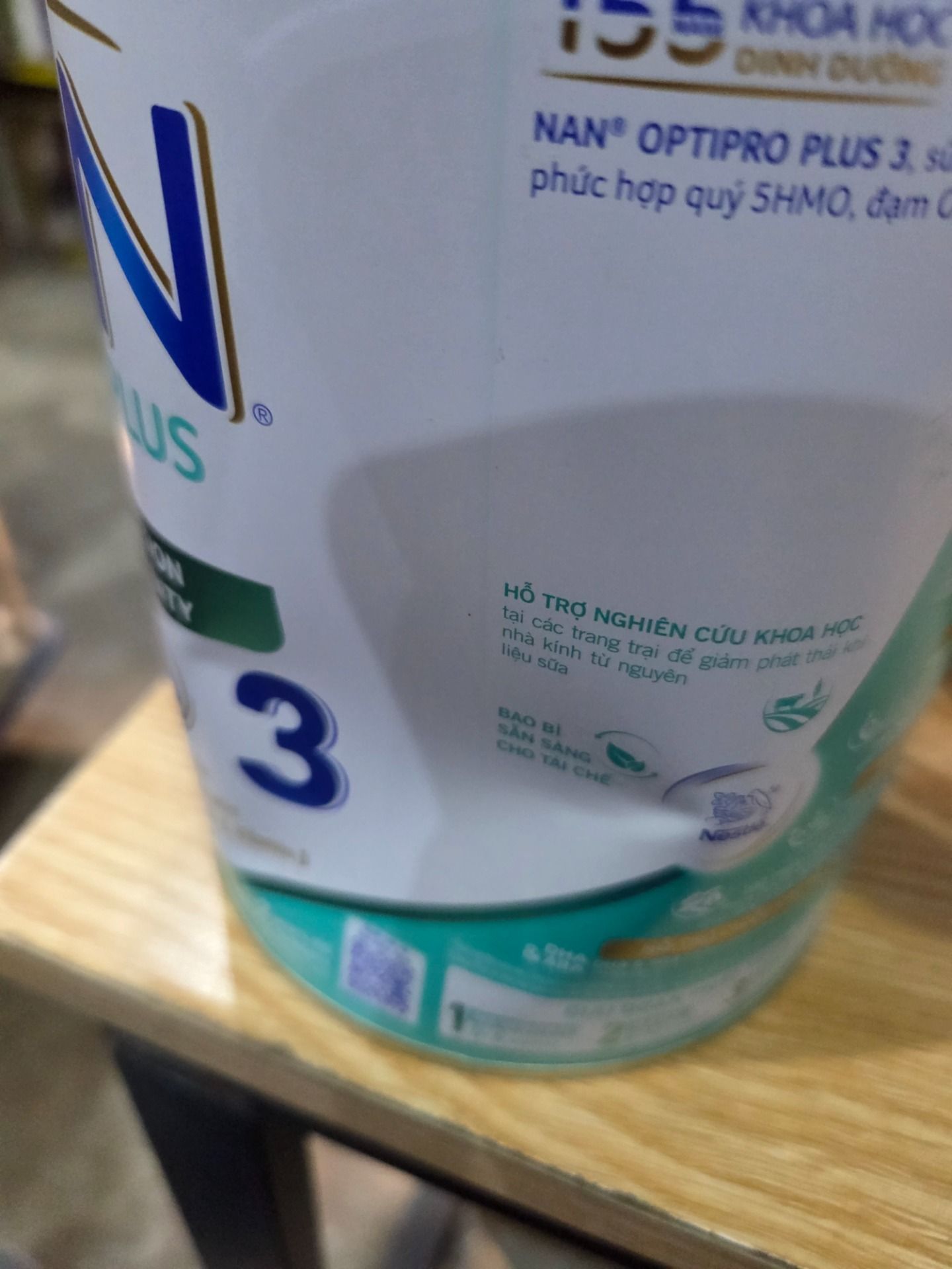 Sữa Bột Nestlé NAN OPTIPRO PLUS 3 800g/lon với 5HMO xuất xứ Thụy Sĩ - Hỗ trợ Tiêu Hóa, Đề Kháng, Trí Não & Chiều Cao (1-2 tuổi)