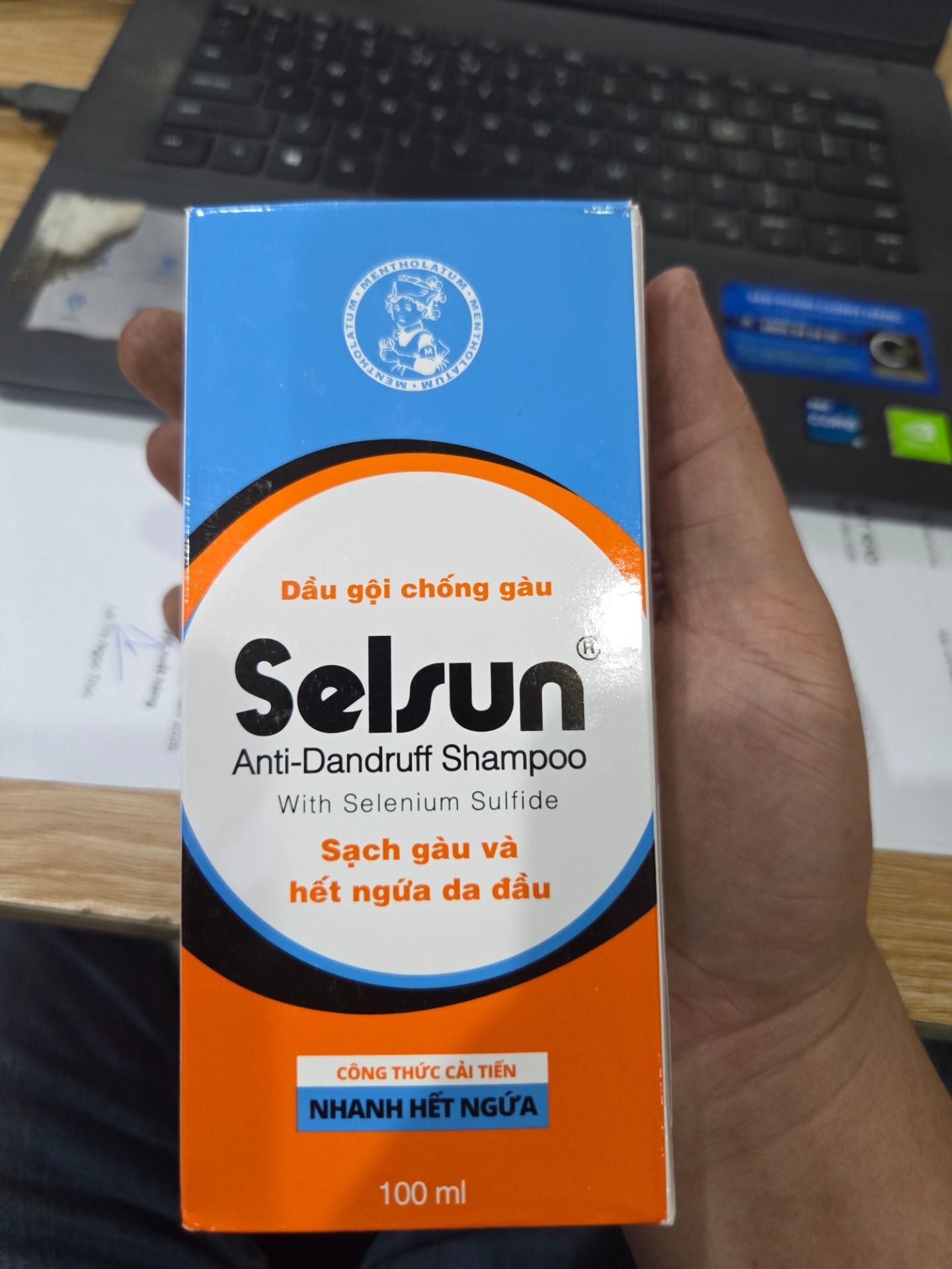 Dầu gội Selsun chống gàu, sạch gàu   hết ngứa da đầu Selsun Anti-Dandruff Shampoo 100ml