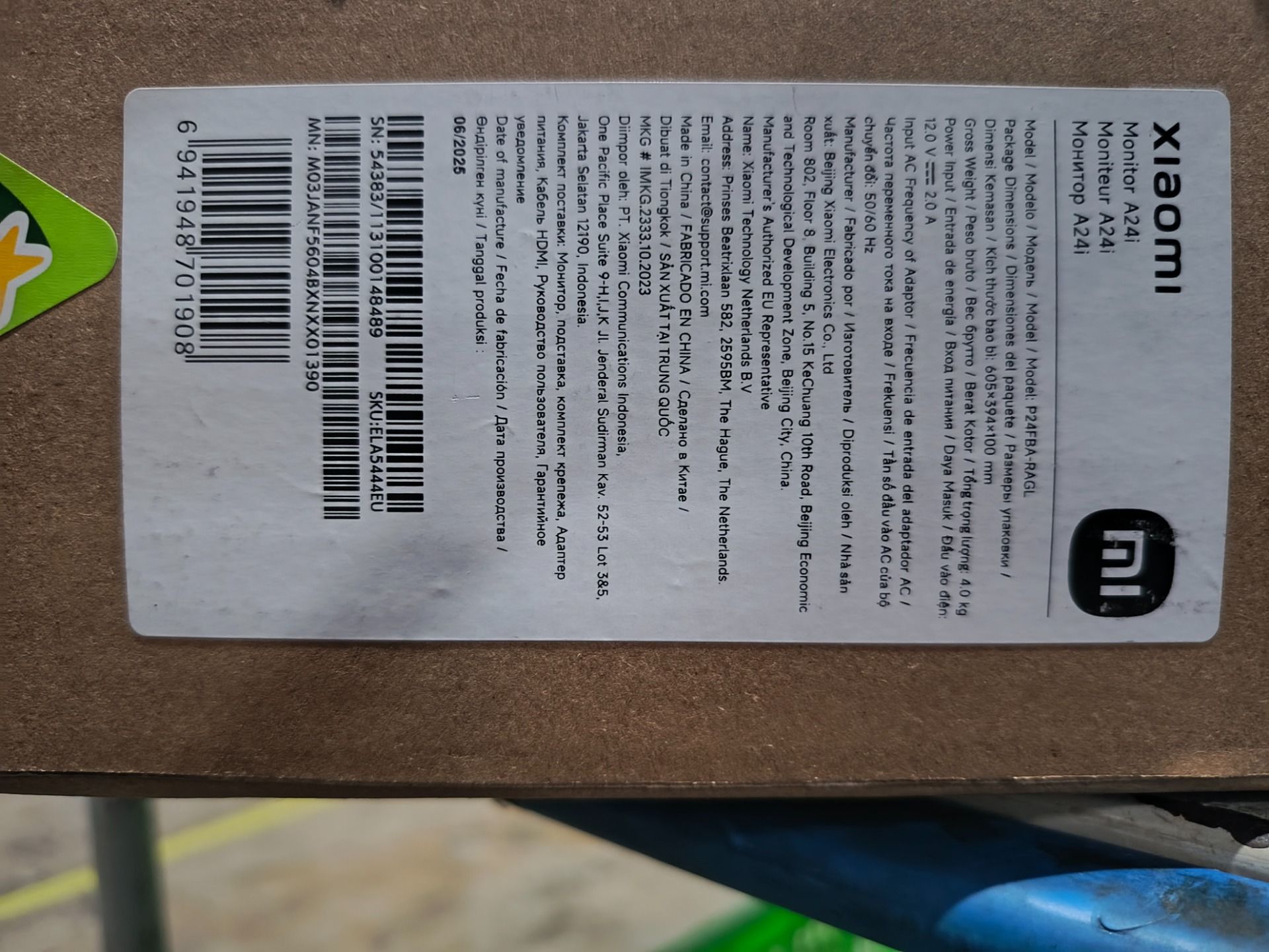 Màn hình Xiaomi A24I 24 inch FHD/IPS/100HZ/6MS - Hàng Chính Hãng