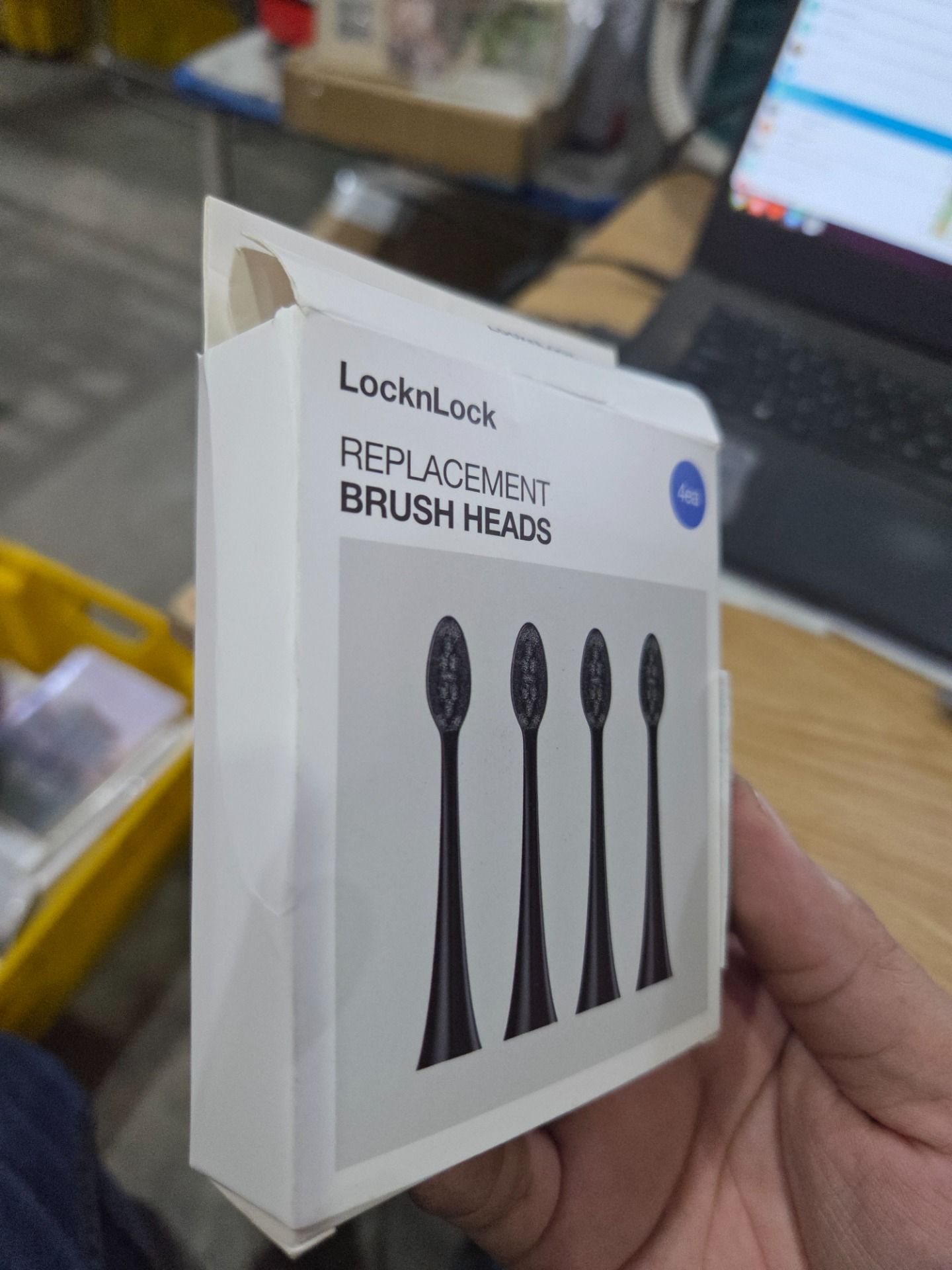 Đầu Bàn Chải Điện LocknLock ENR546BLK (4pcs) - Màu Đen