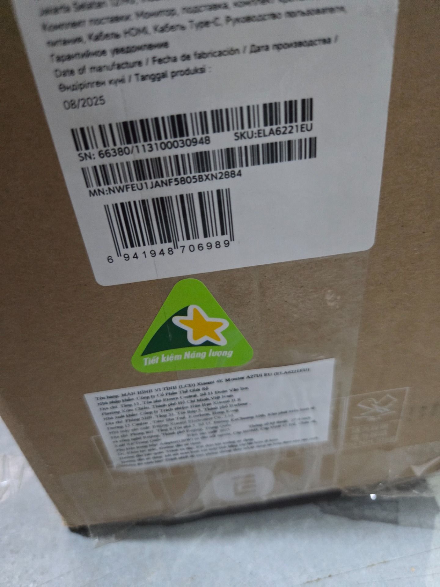 Màn hình Xiaomi A27UI 27 inch (4K/IPS/60HZ/6MS) - Hàng Chính Hãng