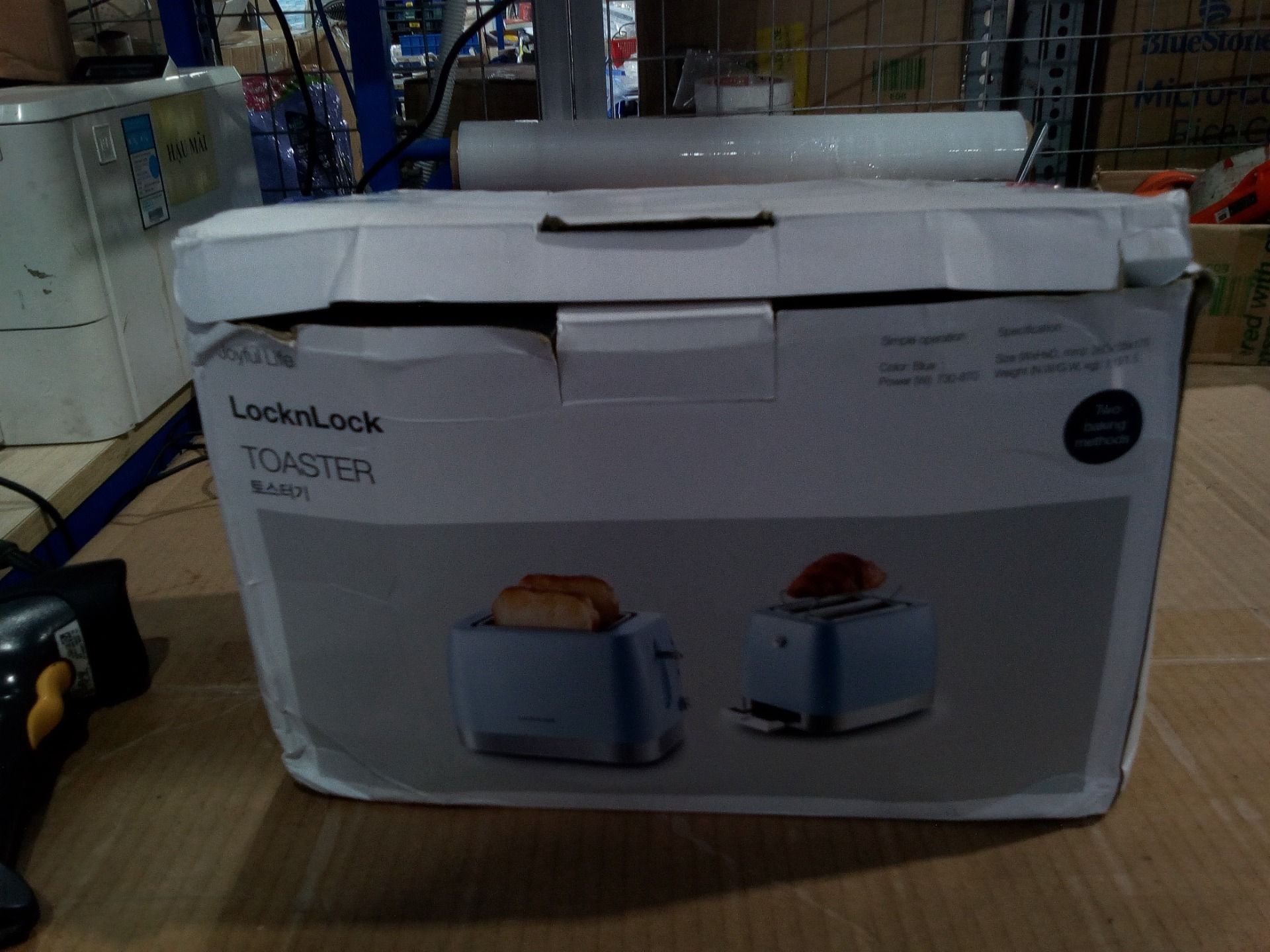 Máy Nướng Bánh Mì Lock  Lock EJB221BLU (730 - 870 W) - Hàng chính hãng