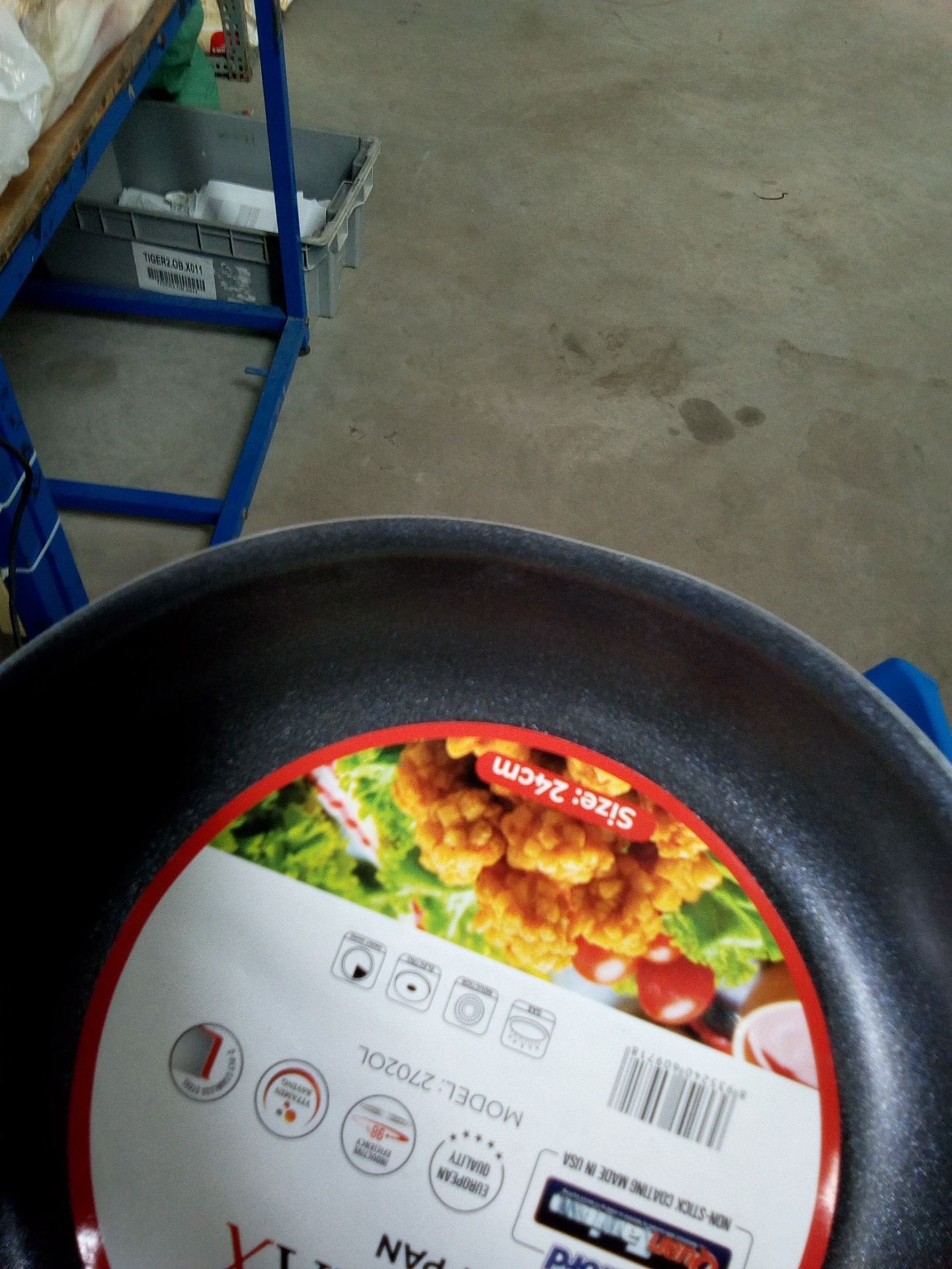 Chảo chống dính Inox đáy từ nguyên khối đáy liên Elmich Trimax Classic EL-2702OL size 24cm