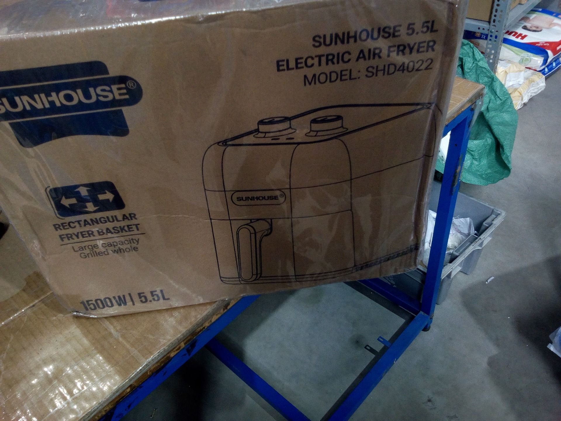 Nồi chiên không dầu 5.5L Sunhouse SHD4022 - Hàng chính hãng