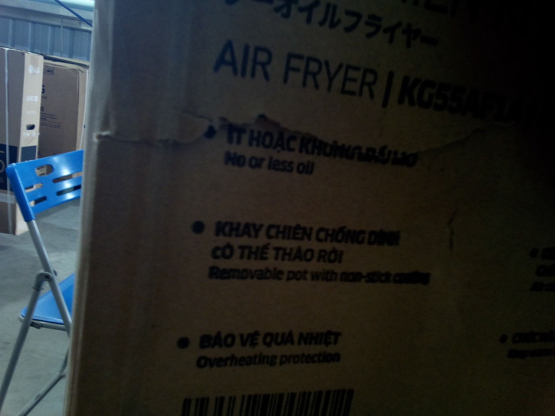 Nồi chiên không dầu điện tử  5.2L Kangaroo KG55AF1A - Hàng chính hãng