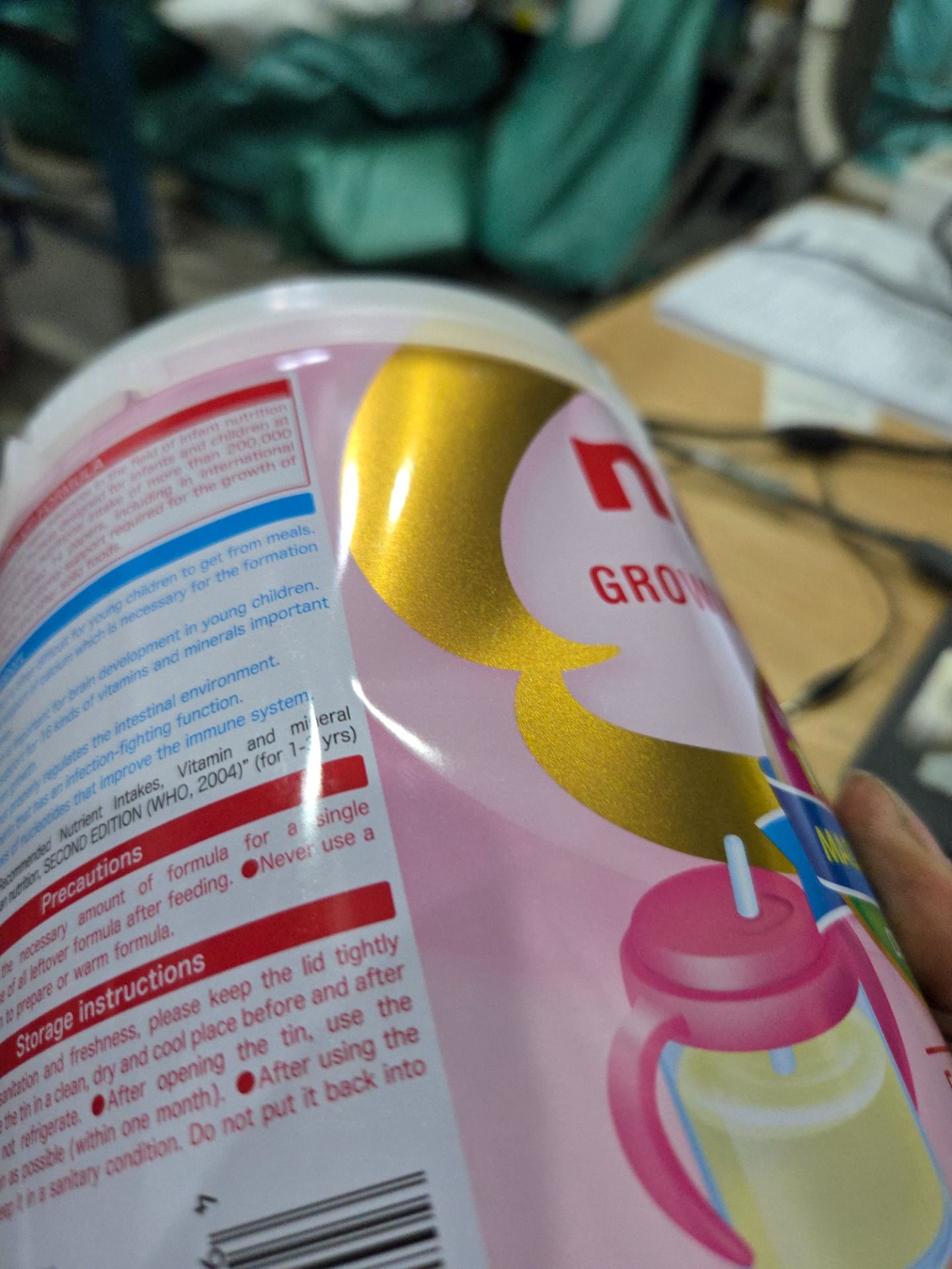 Sản phẩm dinh dưỡng công thức Meiji Growing up Formula 800g (Dành cho trẻ từ 1-3 tuổi)