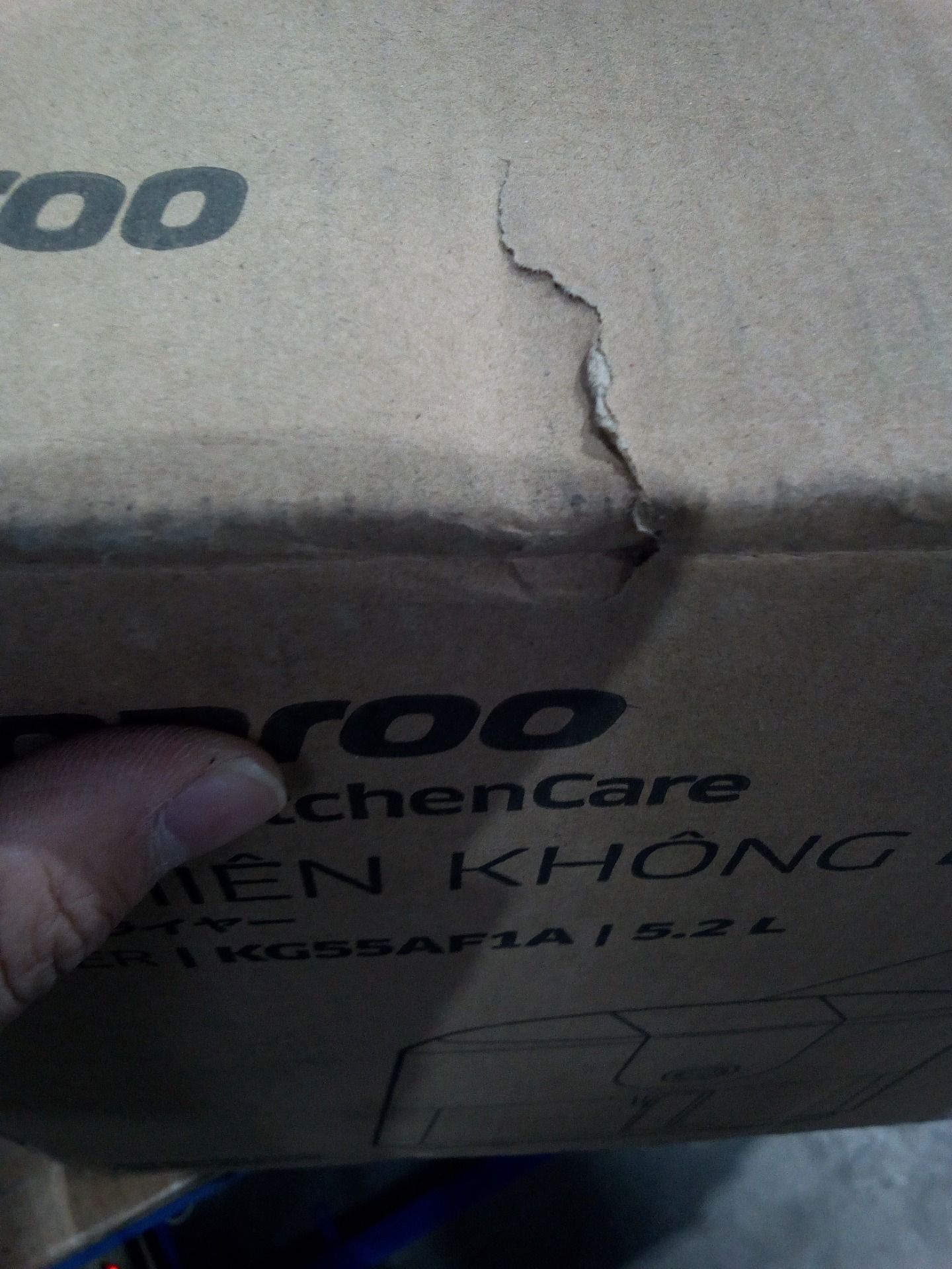 Nồi chiên không dầu điện tử  5.2L Kangaroo KG55AF1A - Hàng chính hãng