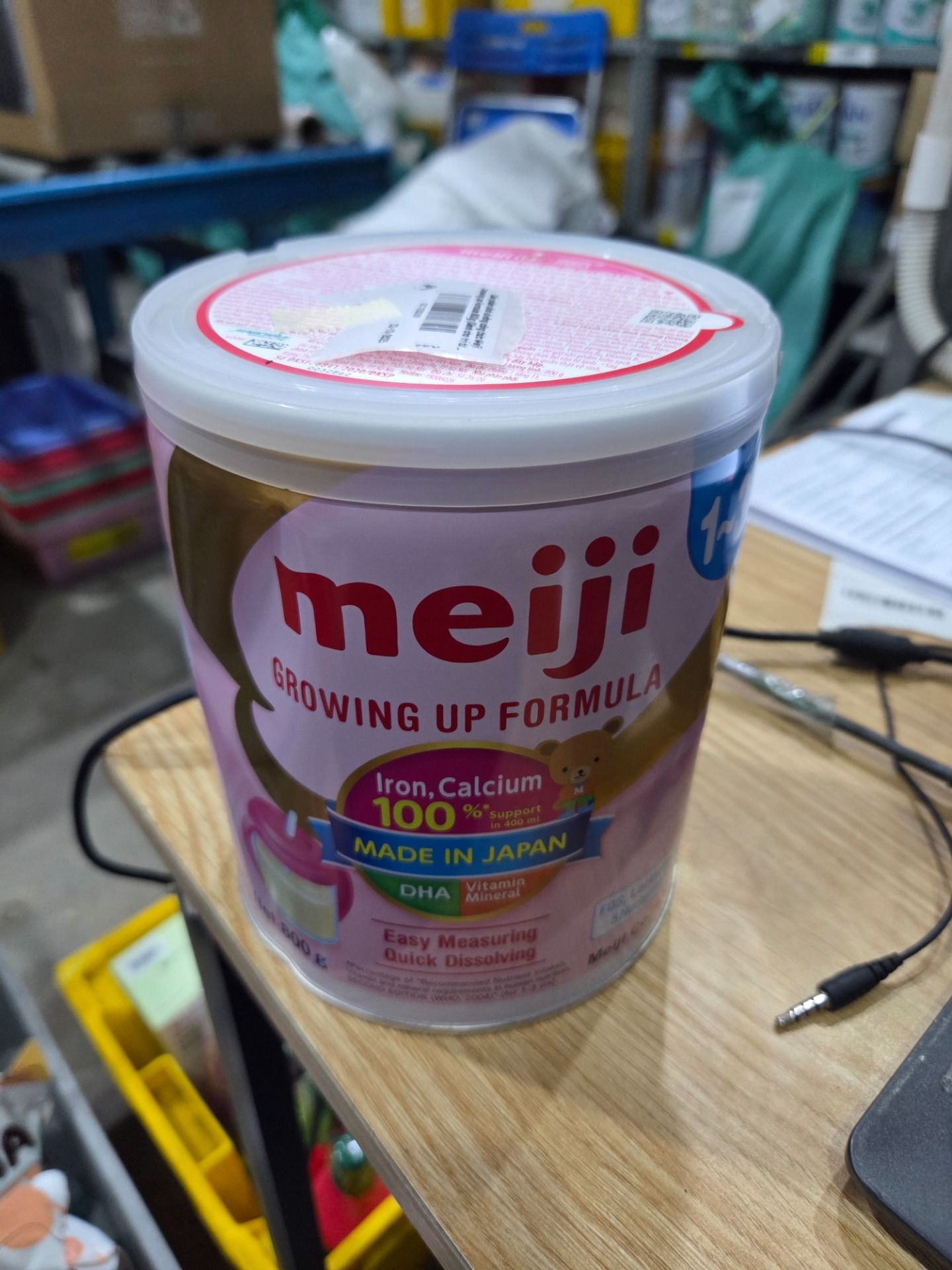 Sản phẩm dinh dưỡng công thức Meiji Growing up Formula 800g (Dành cho trẻ từ 1-3 tuổi)