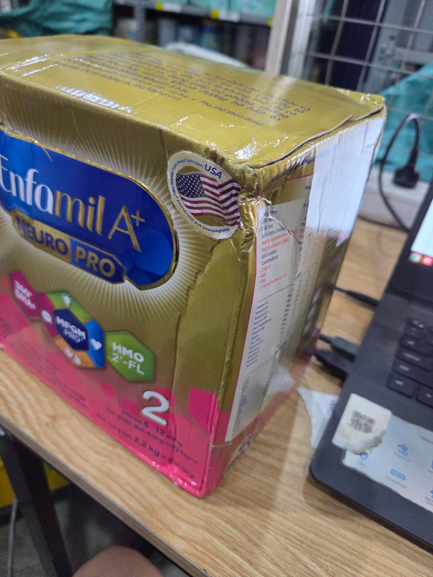 Sữa bột Enfamil A+ Neuropro 2 2.2kg với DHA giúp phát triển não bộ cho trẻ từ 6 –12 tháng tuổi