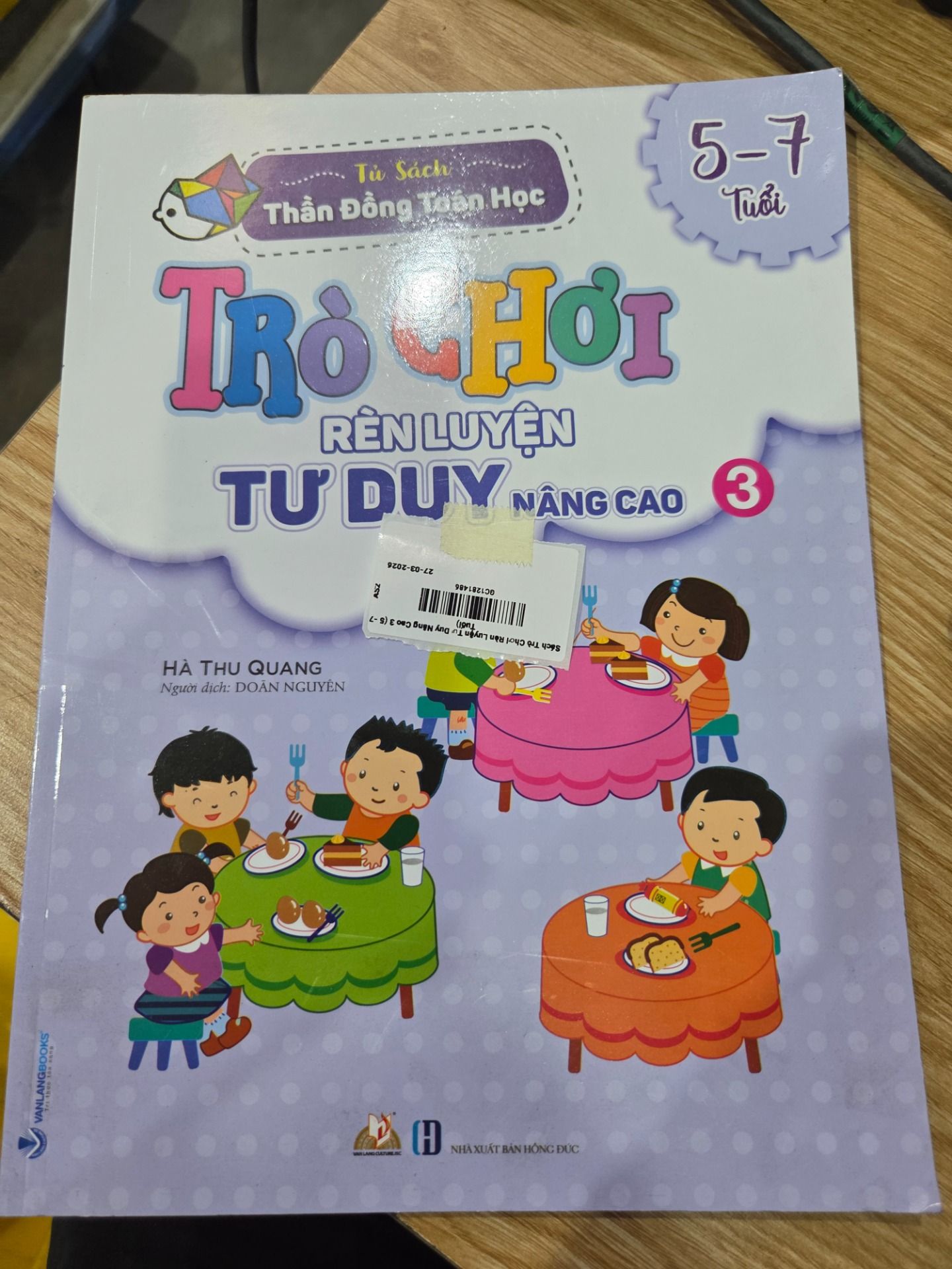 Sách Trò Chơi Rèn Luyện Tư Duy Nâng Cao 3 (5 -7 Tuổi)