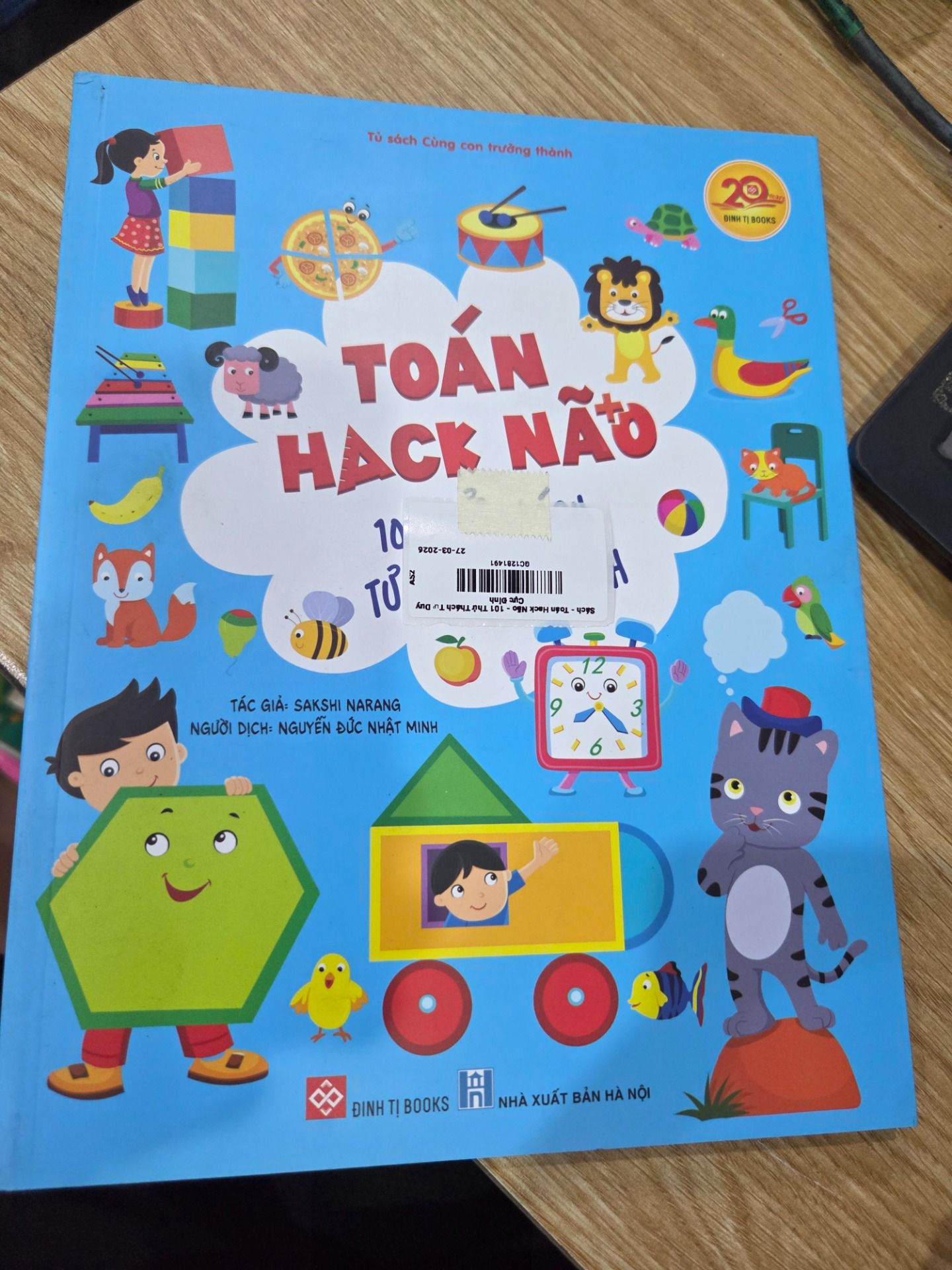 Sách - Toán Hack Não - 101 Thử Thách Tư Duy Cực Đỉnh