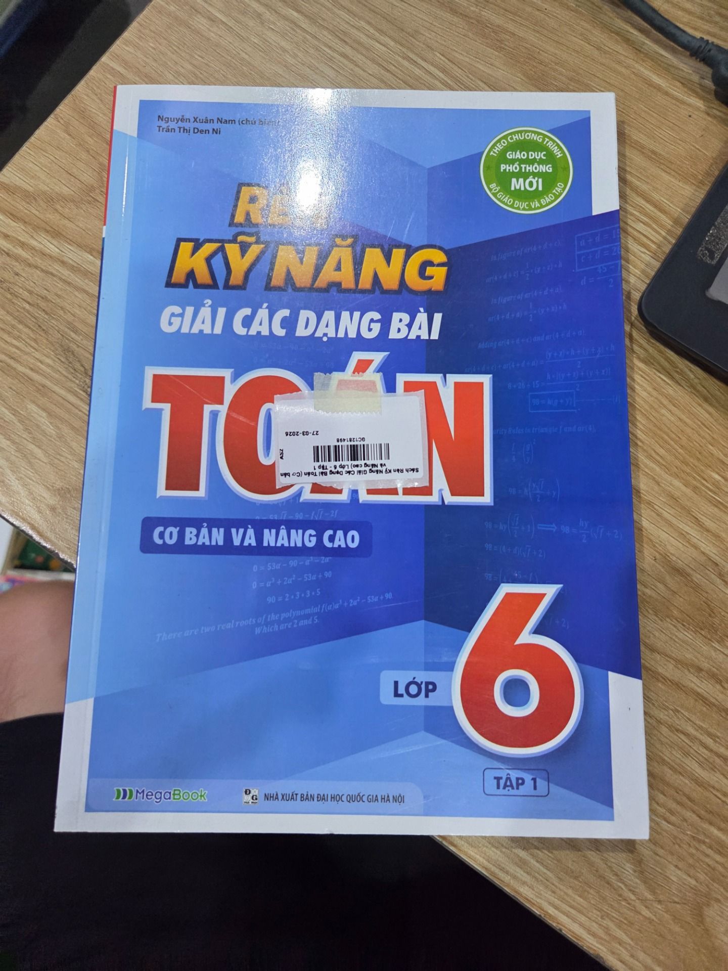 Sách Rèn Kỹ Năng Giải Các Dạng Bài Toán (Cơ bản và Nâng cao) Lớp 6 - Tập 1