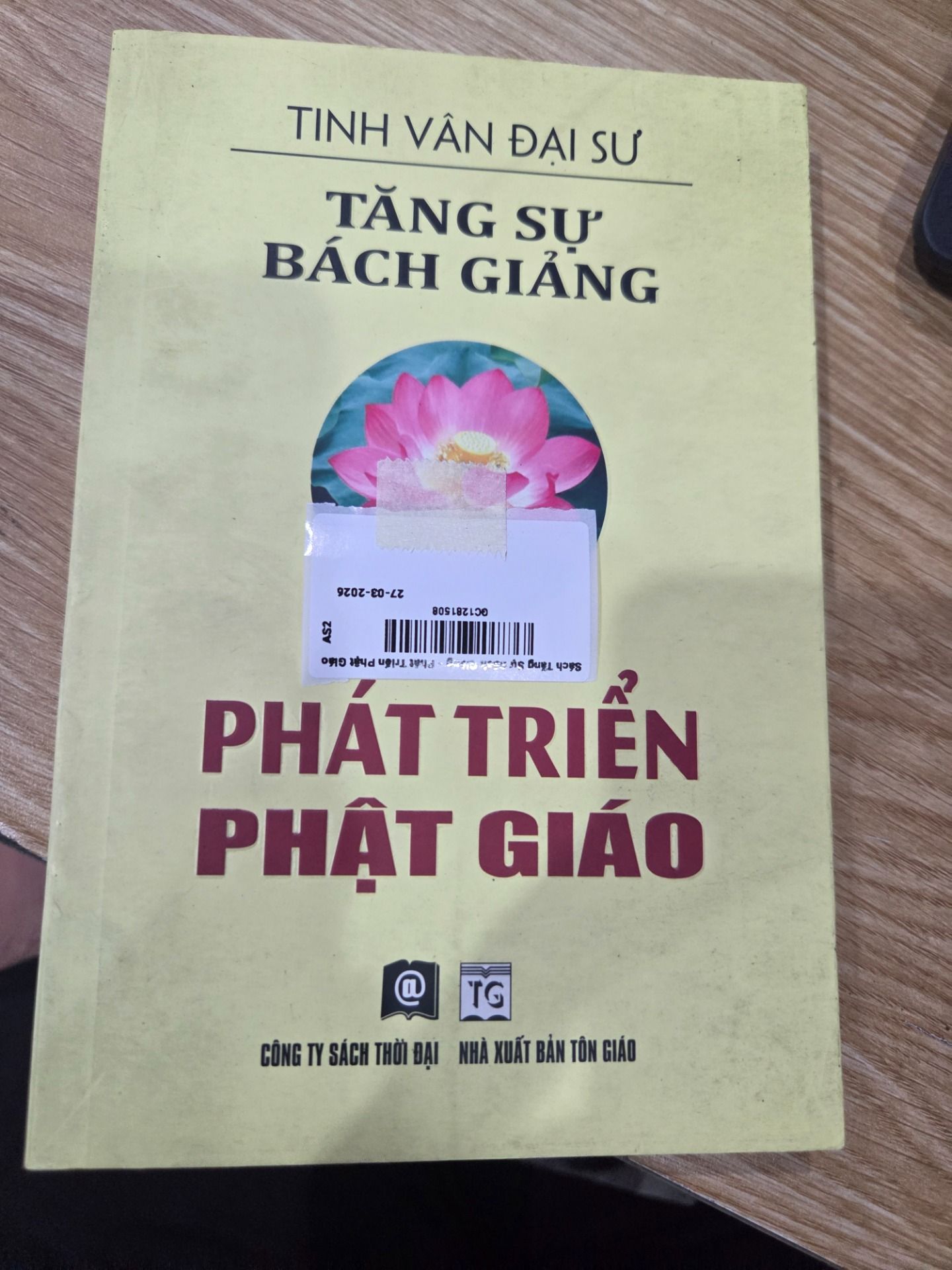 Sách Tăng Sự Bách Giảng - Phát Triển Phật Giáo