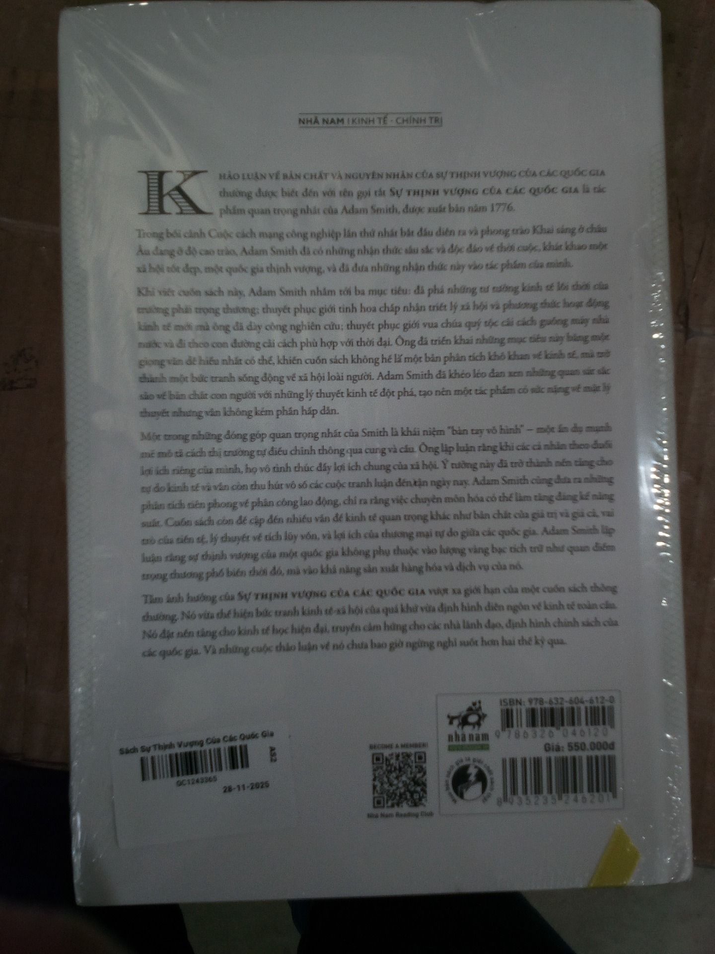 Sách Sự Thịnh Vượng Của Các Quốc Gia