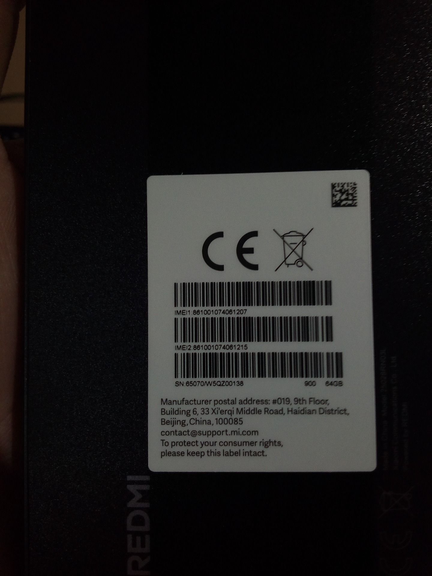 Điện thoại Xiaomi Redmi A5 3GB/64GB - Hàng chính hãng - Đen