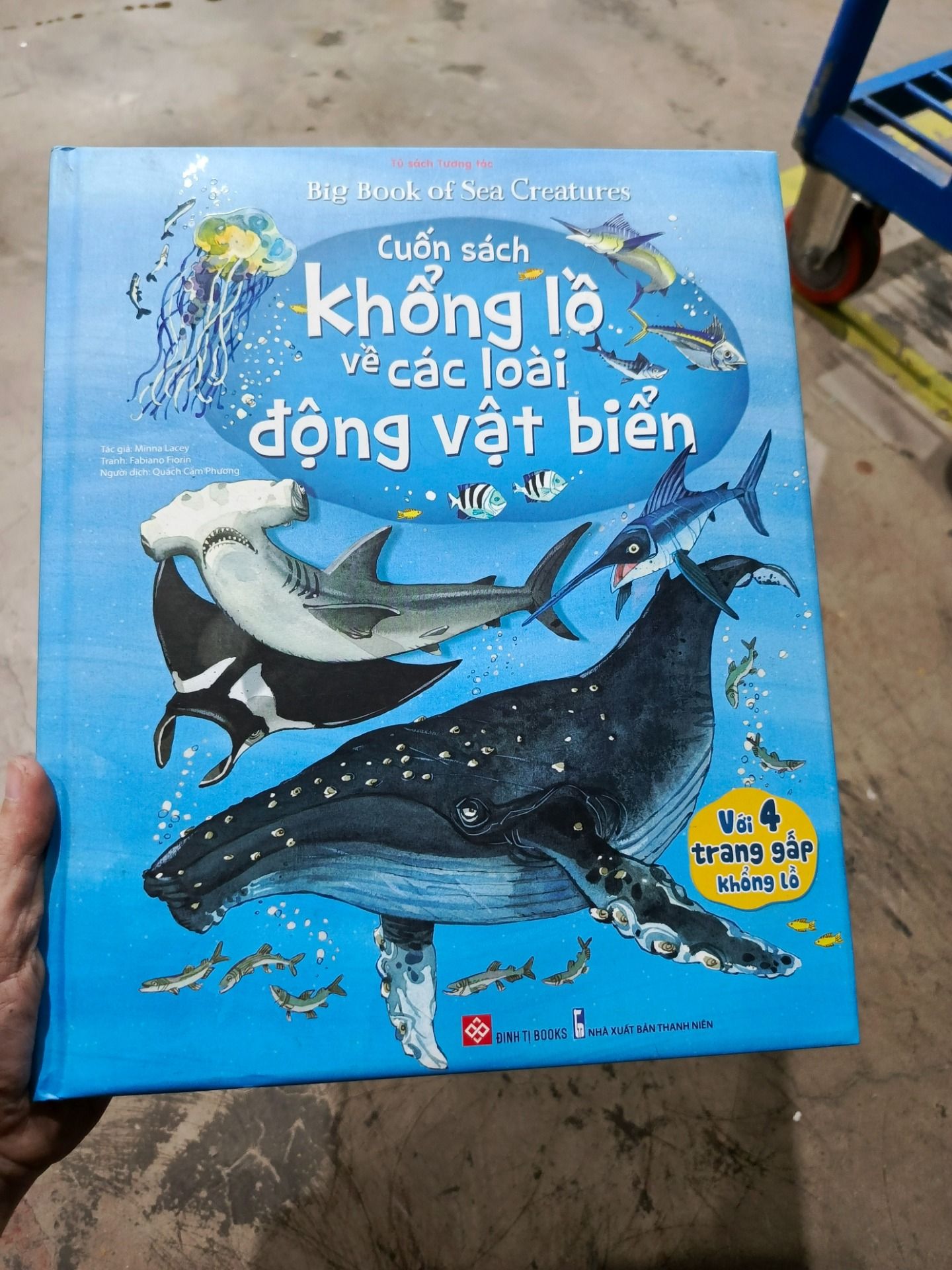 Sách Tương Tác - Big Book - Cuốn Sách Khổng Lồ Về Các Loài Động Vật Biển (Tái Bản 2018)