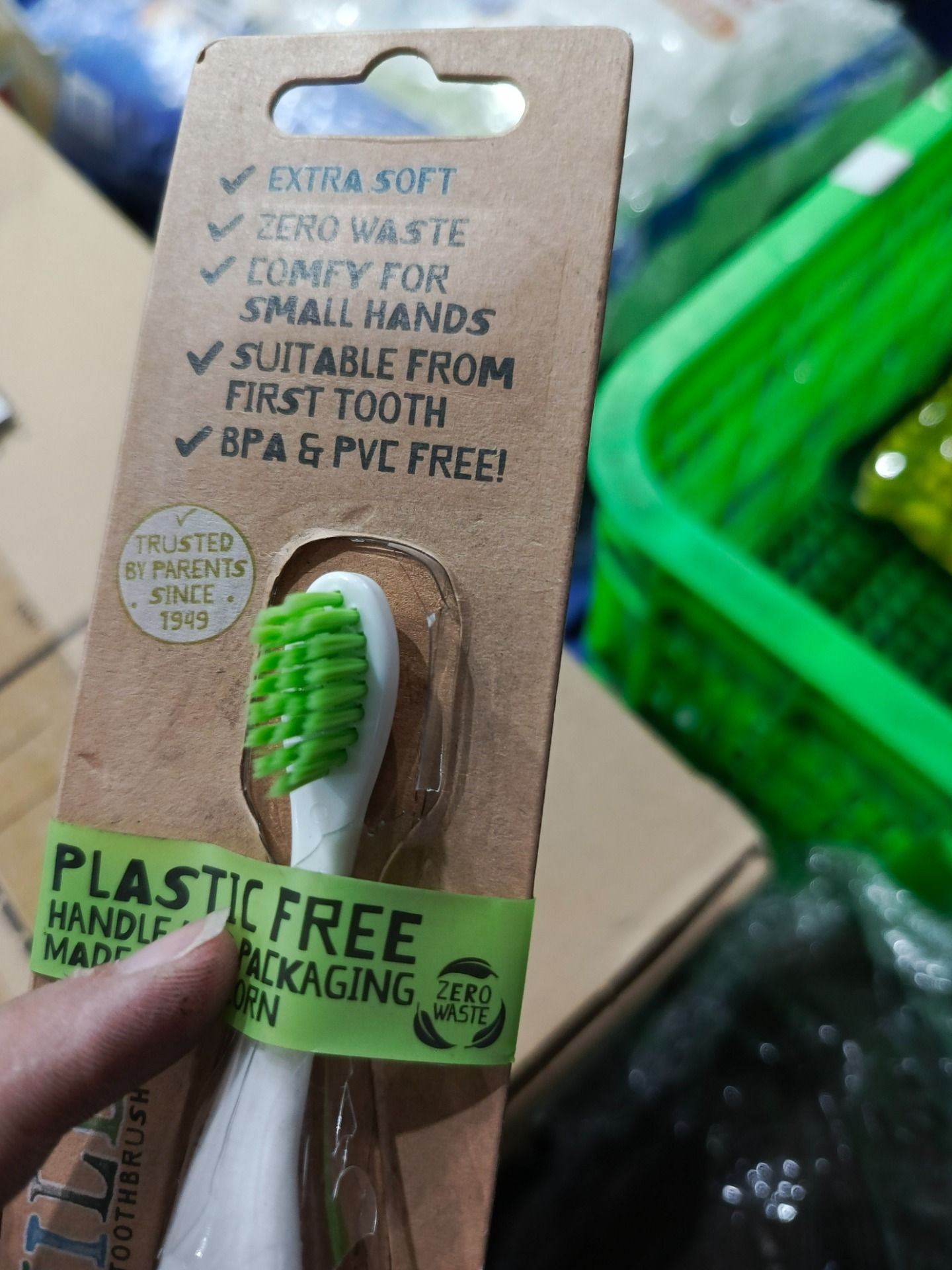 Bàn chải đánh răng cho bé Jack N' Jill - Hình Dino (Từ 1 tuổi)